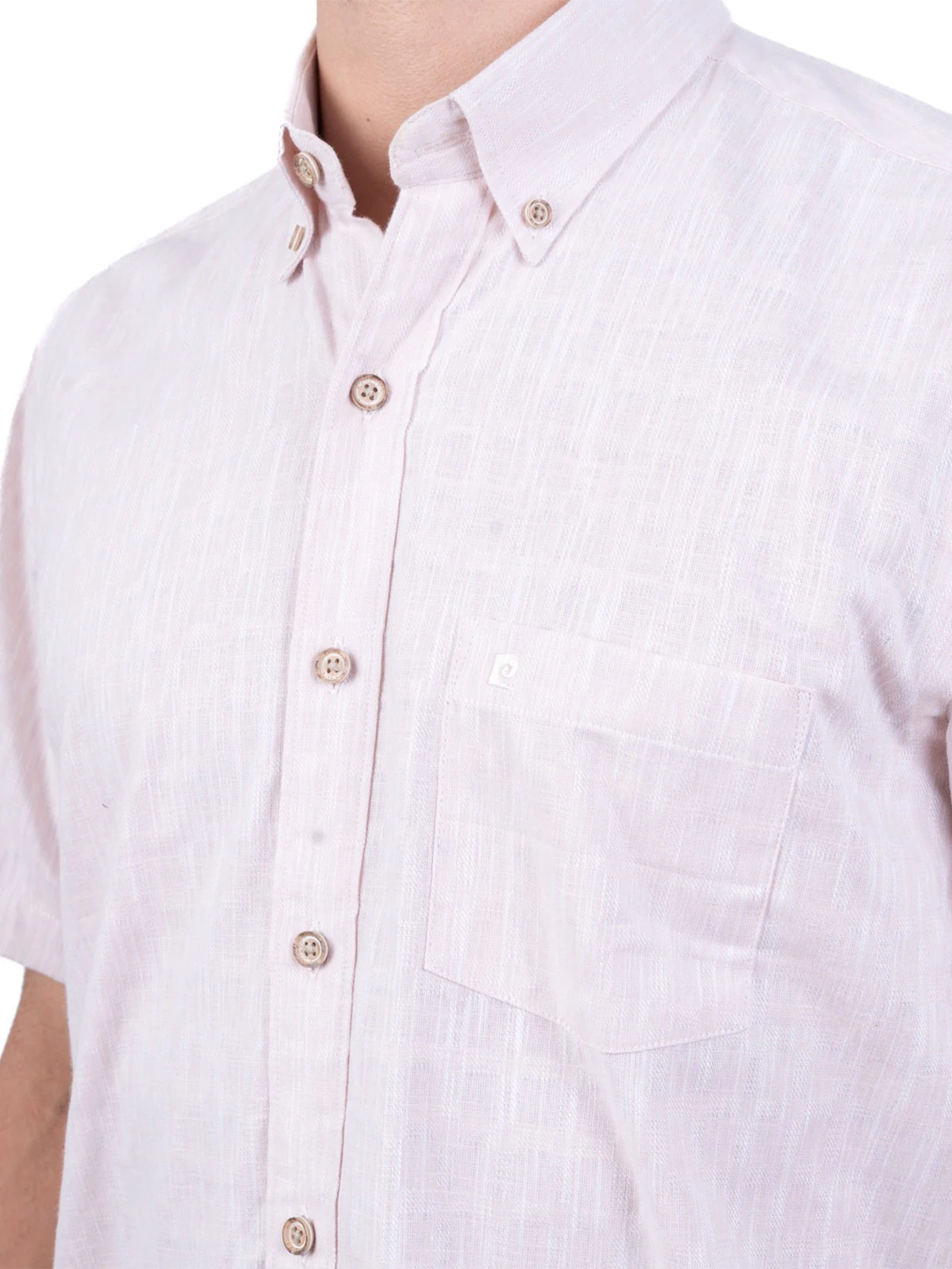 CAMISA MANGA CORTA LINO HOMBRE PIERRE CARDIN - 3