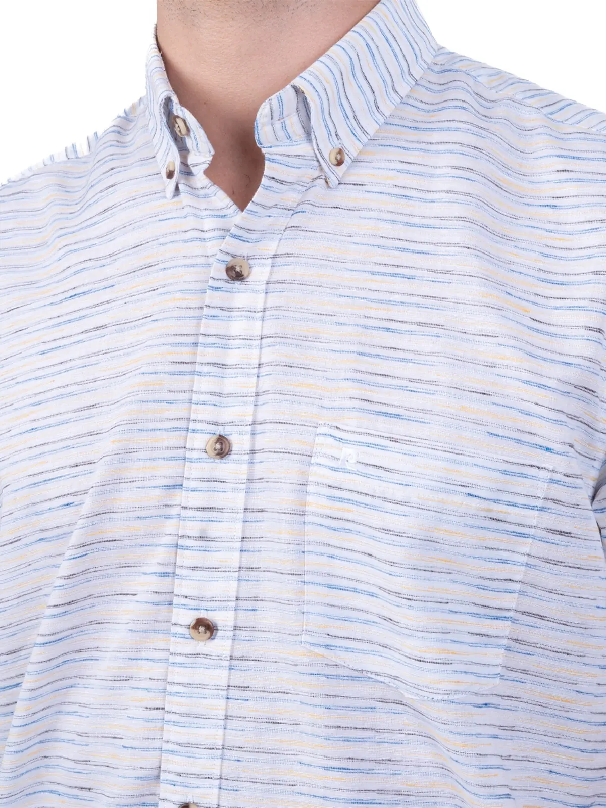 CAMISA MANGA CORTA LINO HOMBRE PIERRE CARDIN - 3