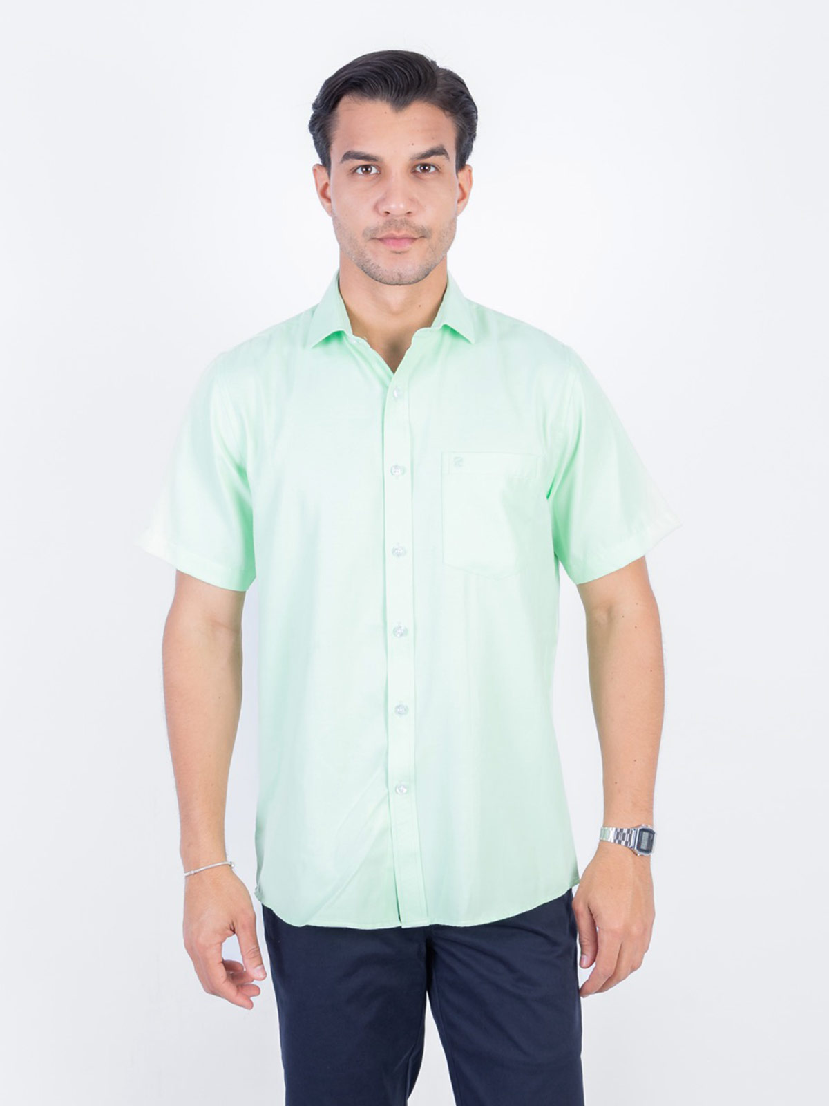 CAMISA MANGA CORTA ALGODÓN HOMBRE PIERRE CARDIN - 1