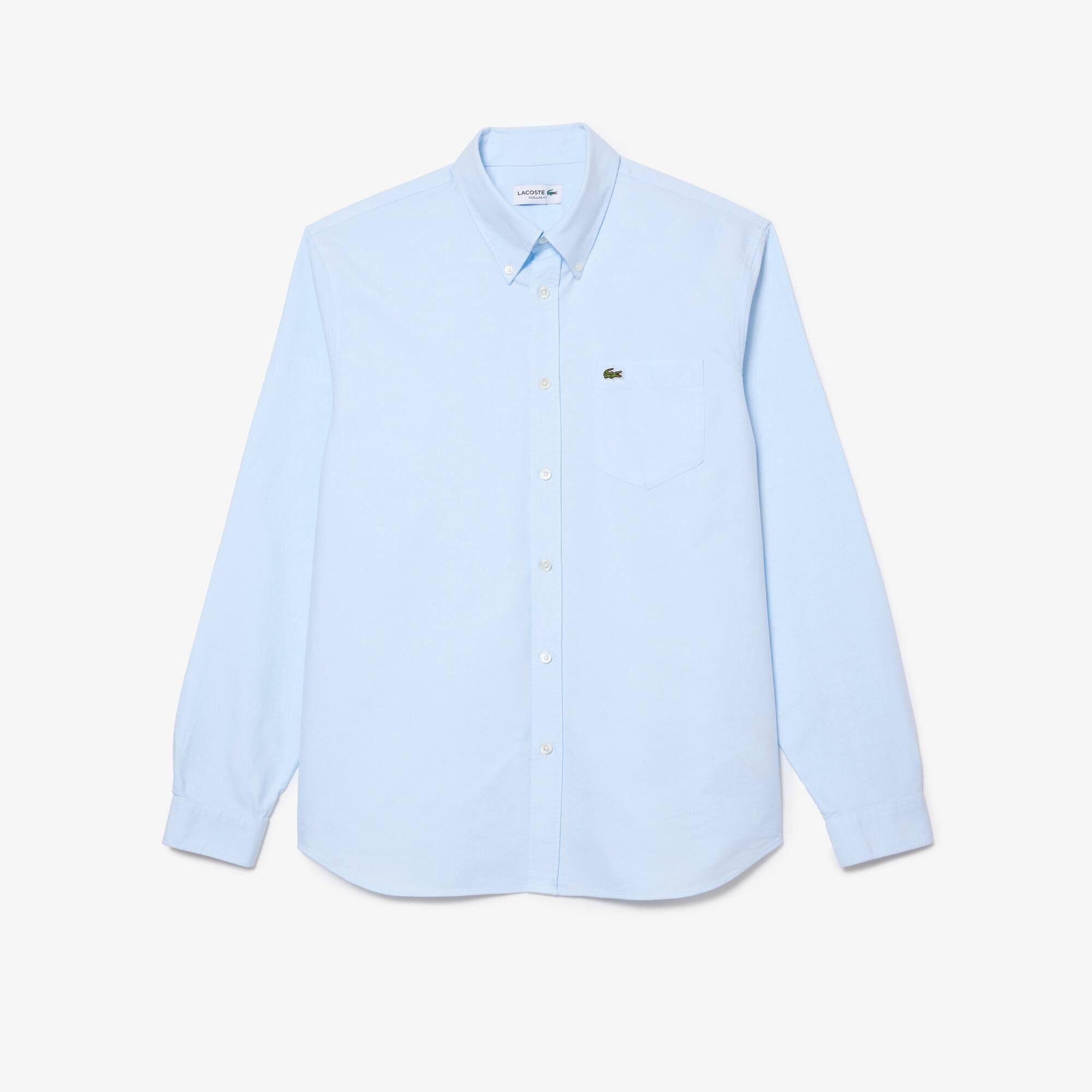 CAMISA MANGA LARGA ALGODÓN HOMBRE LACOSTE CH1911 BLANCO - 2