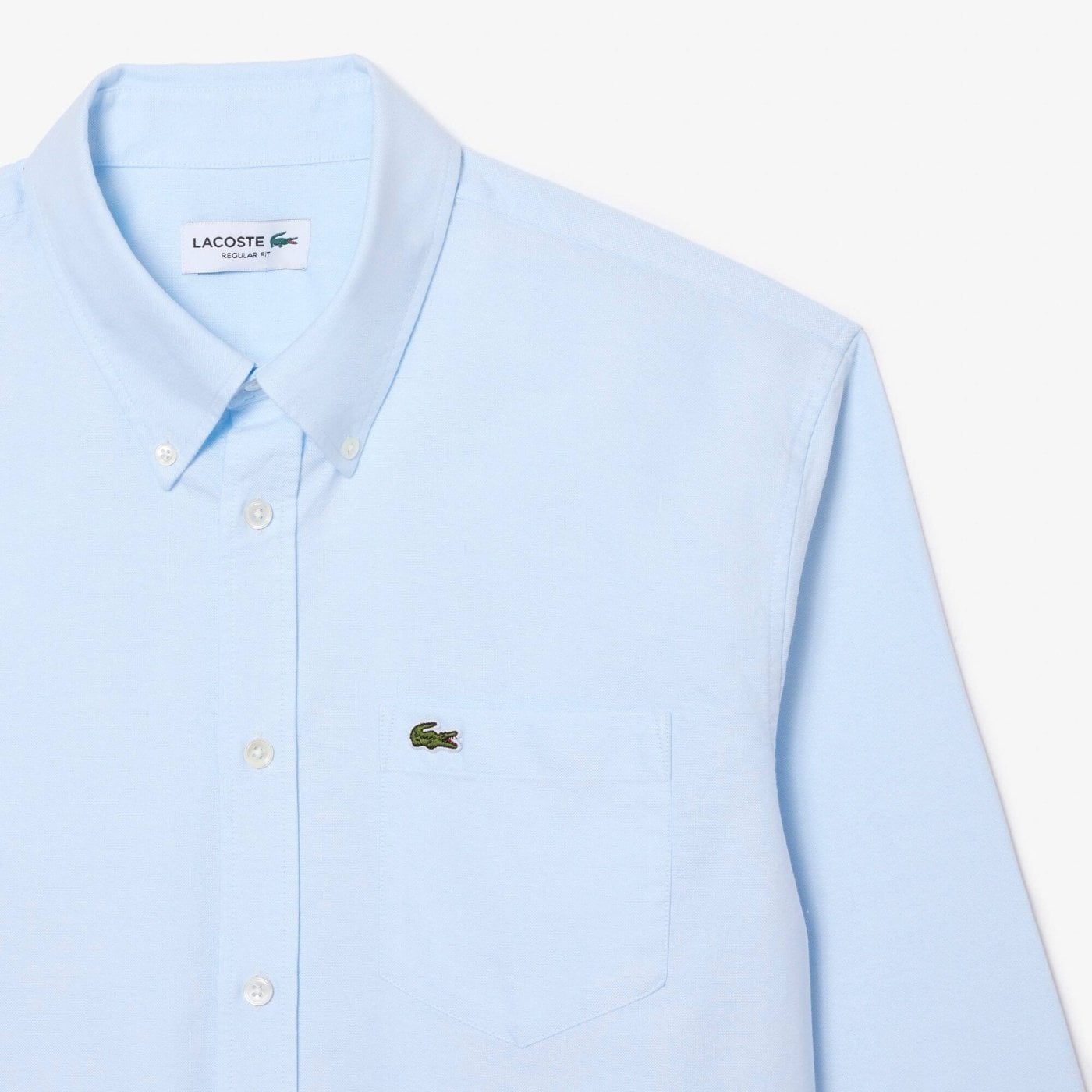 CAMISA MANGA LARGA ALGODÓN HOMBRE LACOSTE CH1911 BLANCO - 4