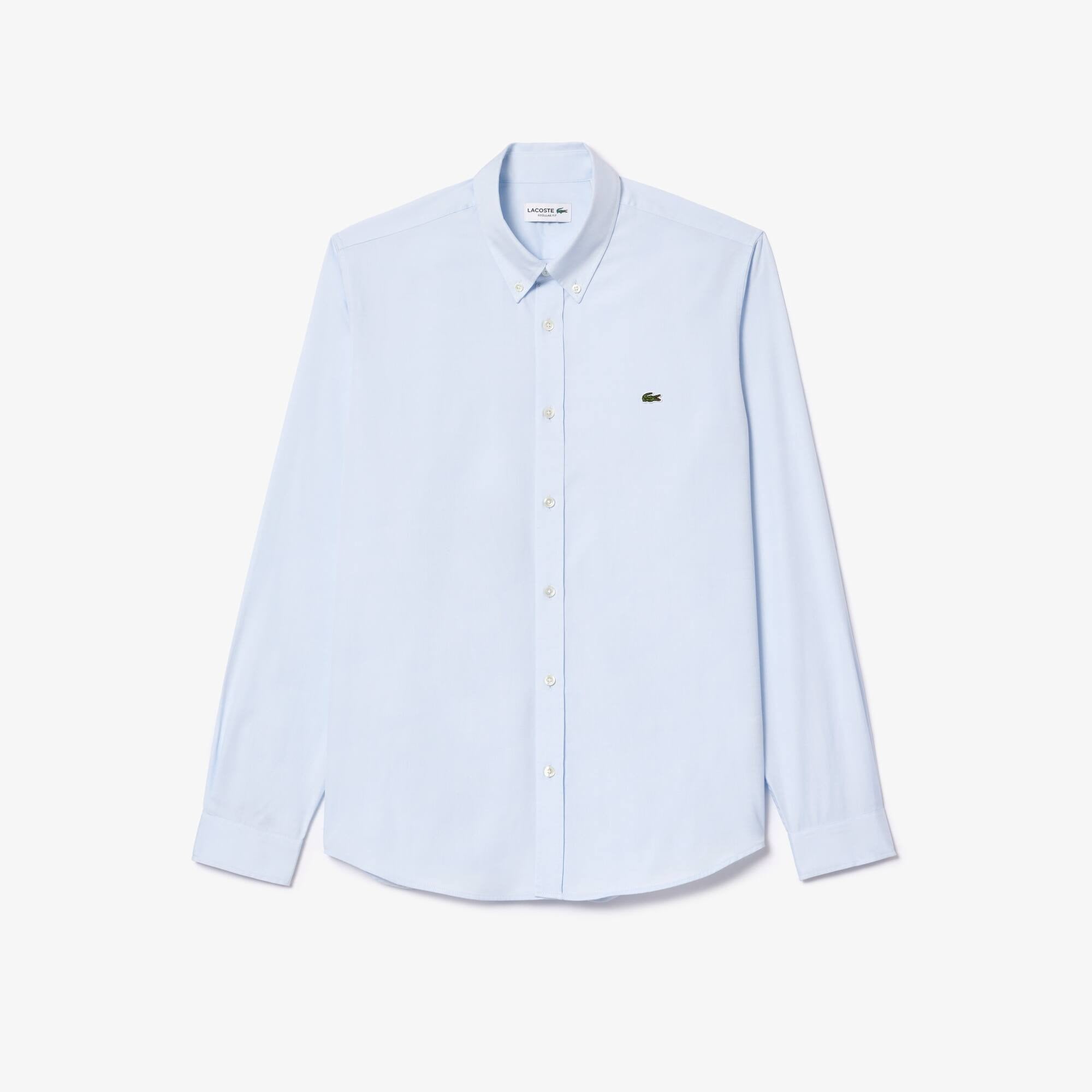CAMISA MANGA LARGA ALGODÓN HOMBRE LACOSTE CH2933 BLANCO - 2