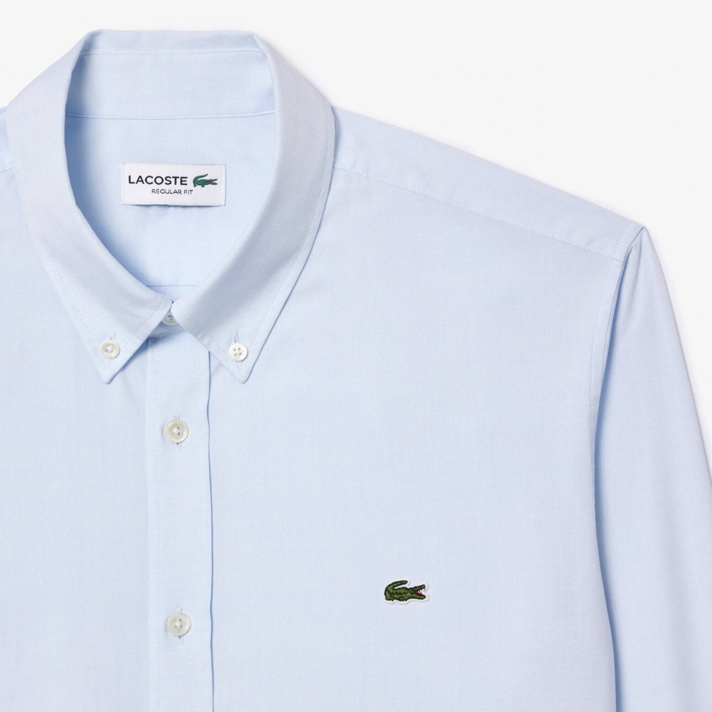 CAMISA MANGA LARGA ALGODÓN HOMBRE LACOSTE CH2933 BLANCO - 4