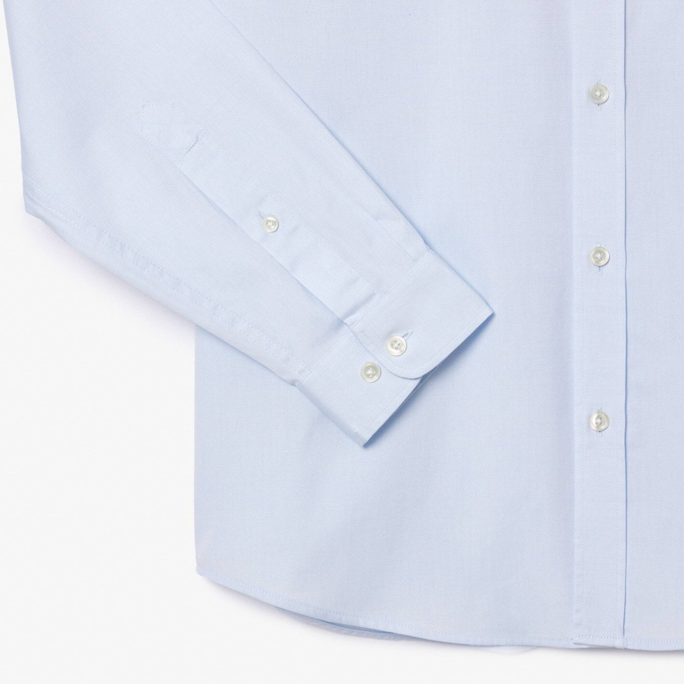 CAMISA MANGA LARGA ALGODÓN HOMBRE LACOSTE CH2933 BLANCO - 5