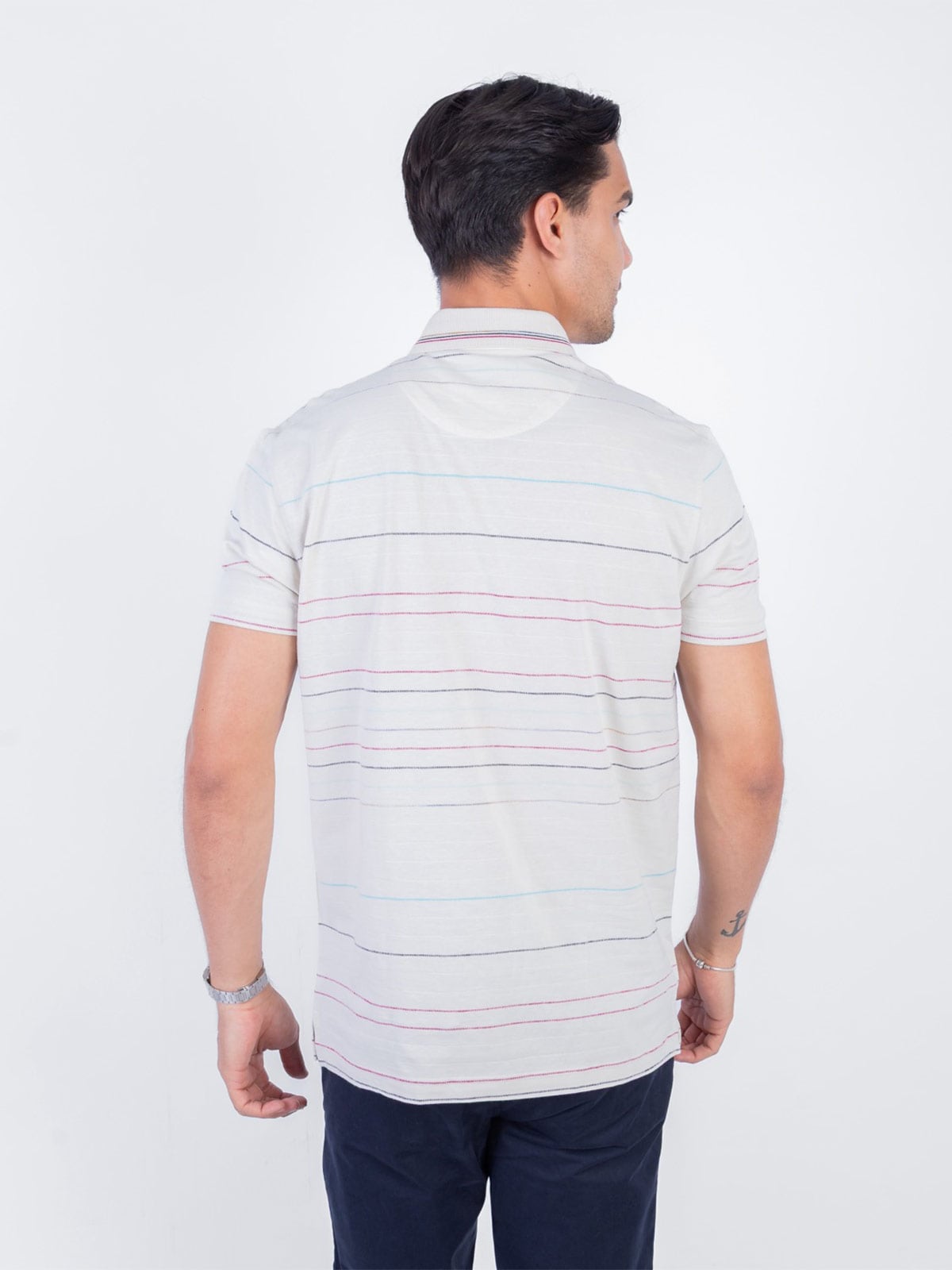 POLO MANGA CORTA ALGODÓN HOMBRE PIERRE CARDIN JACQUARD - 2