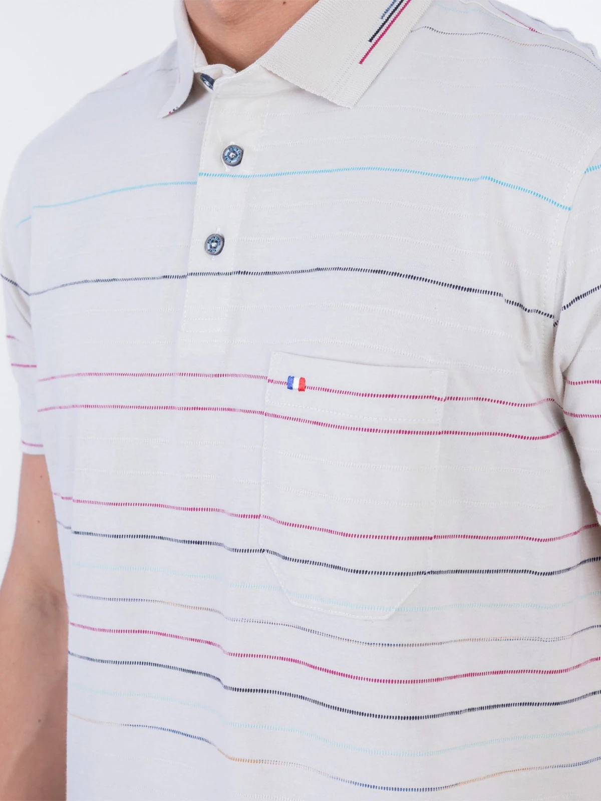 POLO MANGA CORTA ALGODÓN HOMBRE PIERRE CARDIN JACQUARD - 3