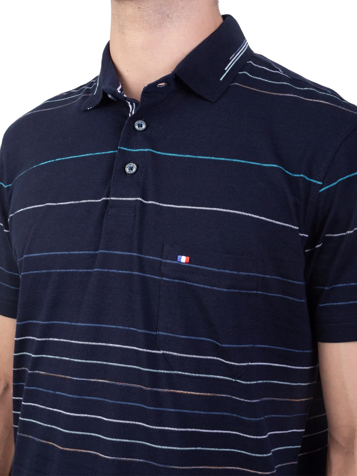 POLO MANGA CORTA ALGODÓN HOMBRE PIERRE CARDIN JACQUARD - 3