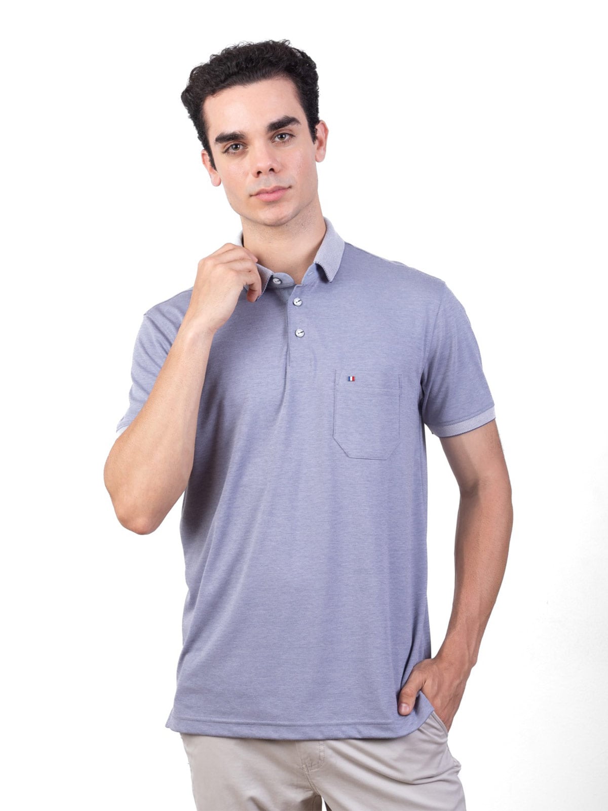 POLO MANGA CORTA ALGODÓN HOMBRE PIERRE CARDIN - 1