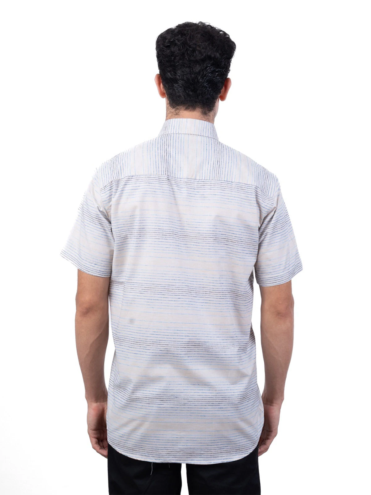 CAMISA MANGA CORTA HOMBRE PIERRE CARDIN CUELLO AMERICANO - 2