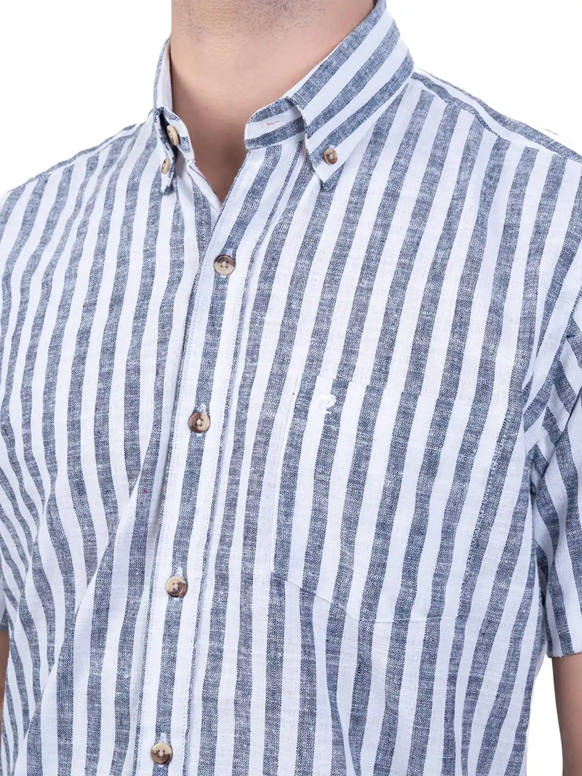 CAMISA MANGA CORTA LINO HOMBRE PIERRE CARDIN - 4