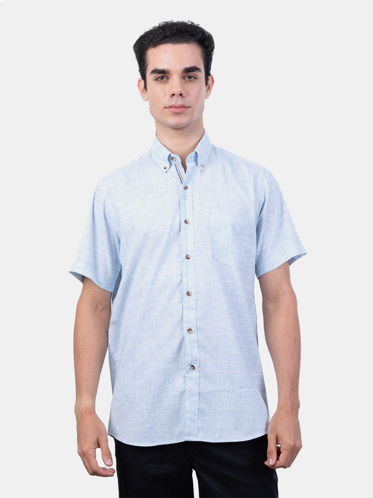 CAMISA MANGA CORTA LINO HOMBRE PIERRE CARDIN - 3