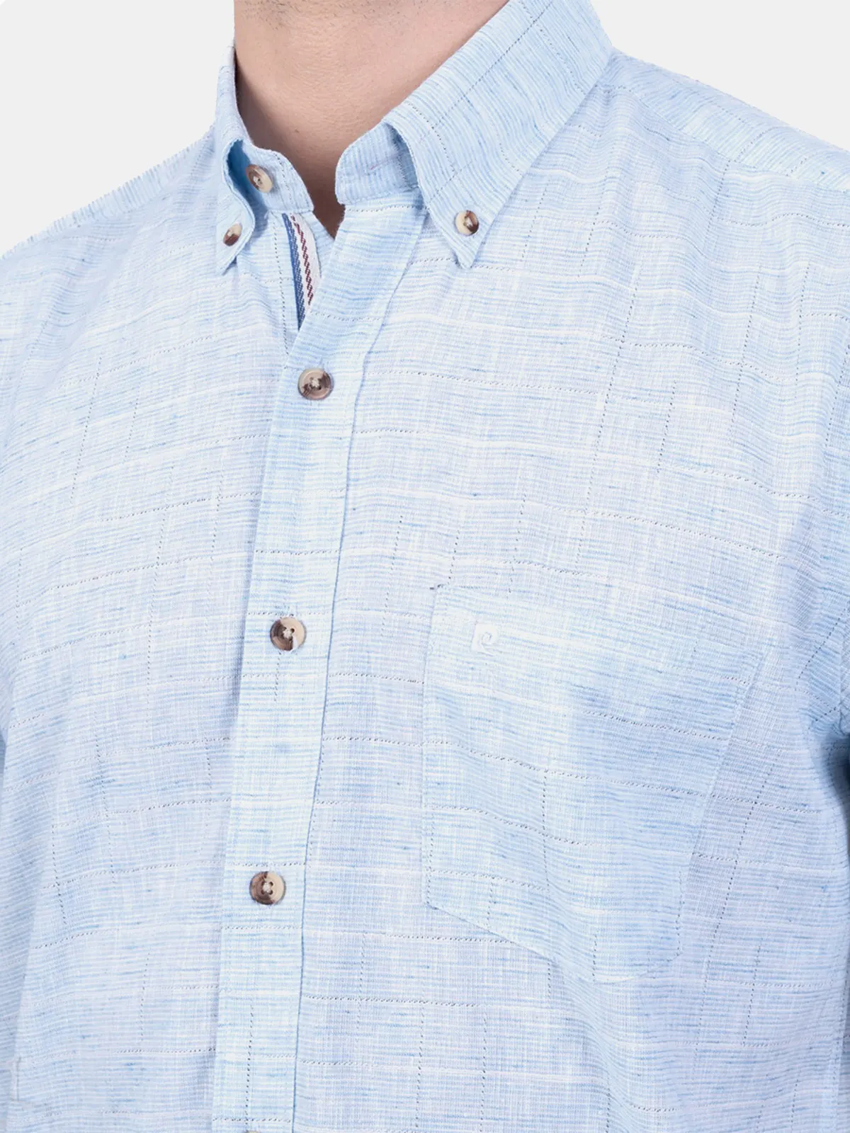 CAMISA MANGA CORTA LINO HOMBRE PIERRE CARDIN - 4