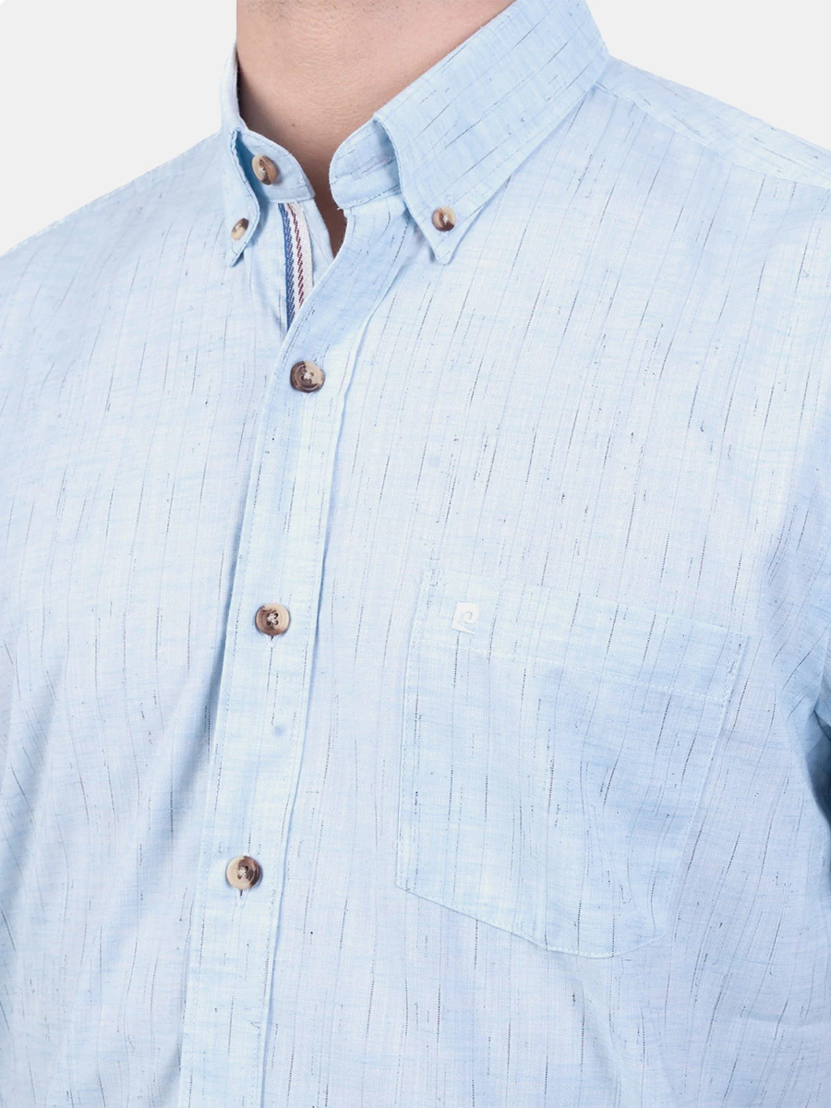 CAMISA MANGA CORTA HOMBRE PIERRE CARDIN ETQ LINEN COLLECTION PC-62405CA - 4