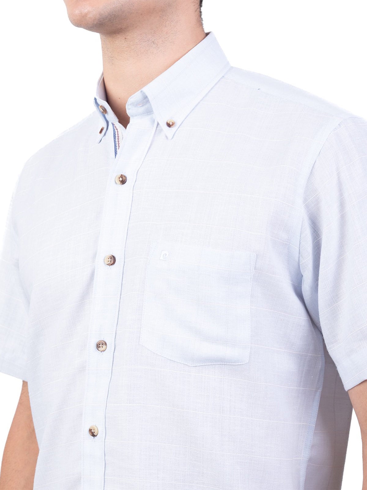 CAMISA MANGA CORTA LINO HOMBRE PIERRE CARDIN - 4