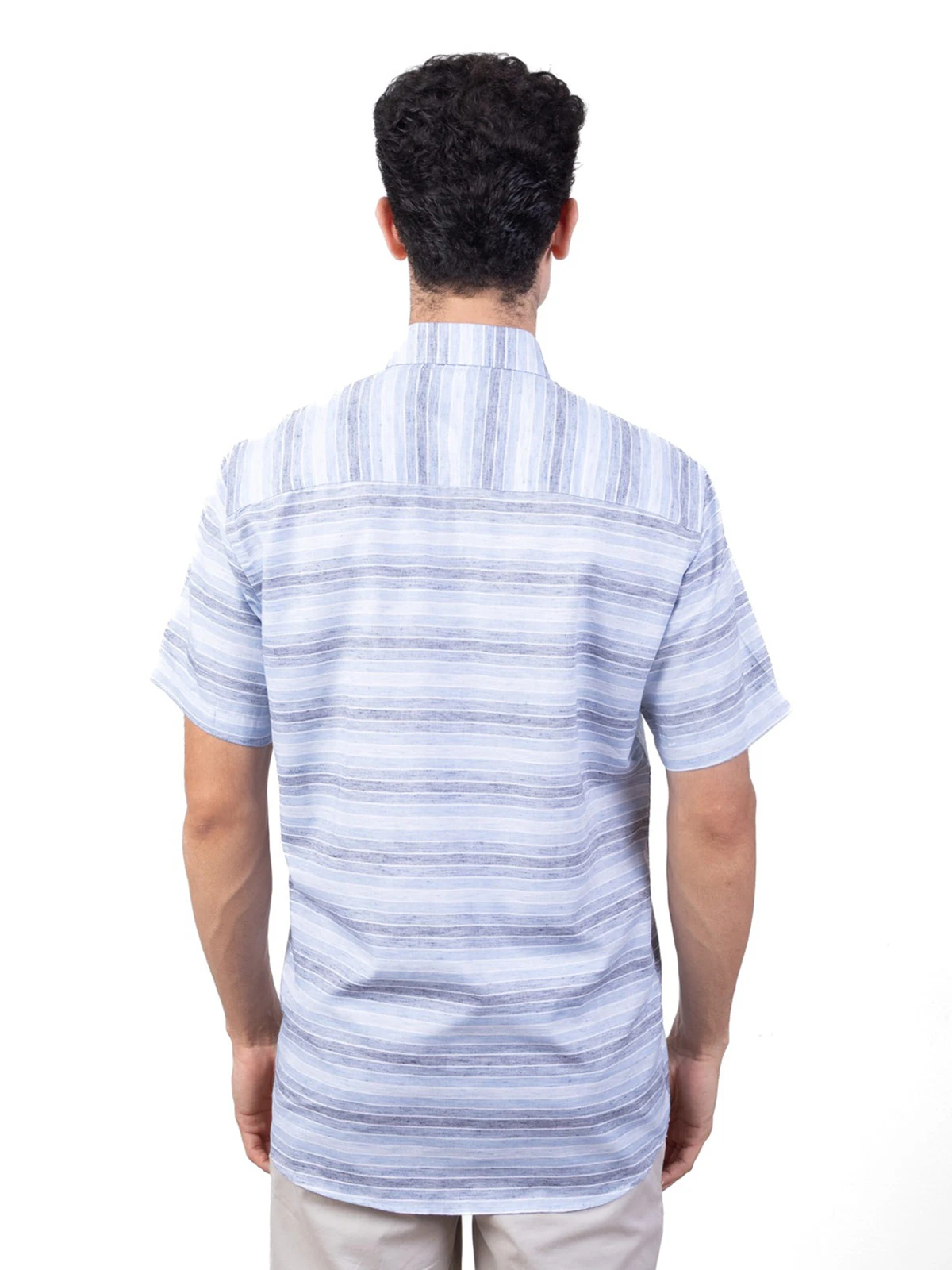 CAMISA MANGA CORTA HOMBRE PIERRE CARDIN CUELLO AMERICANO - 2