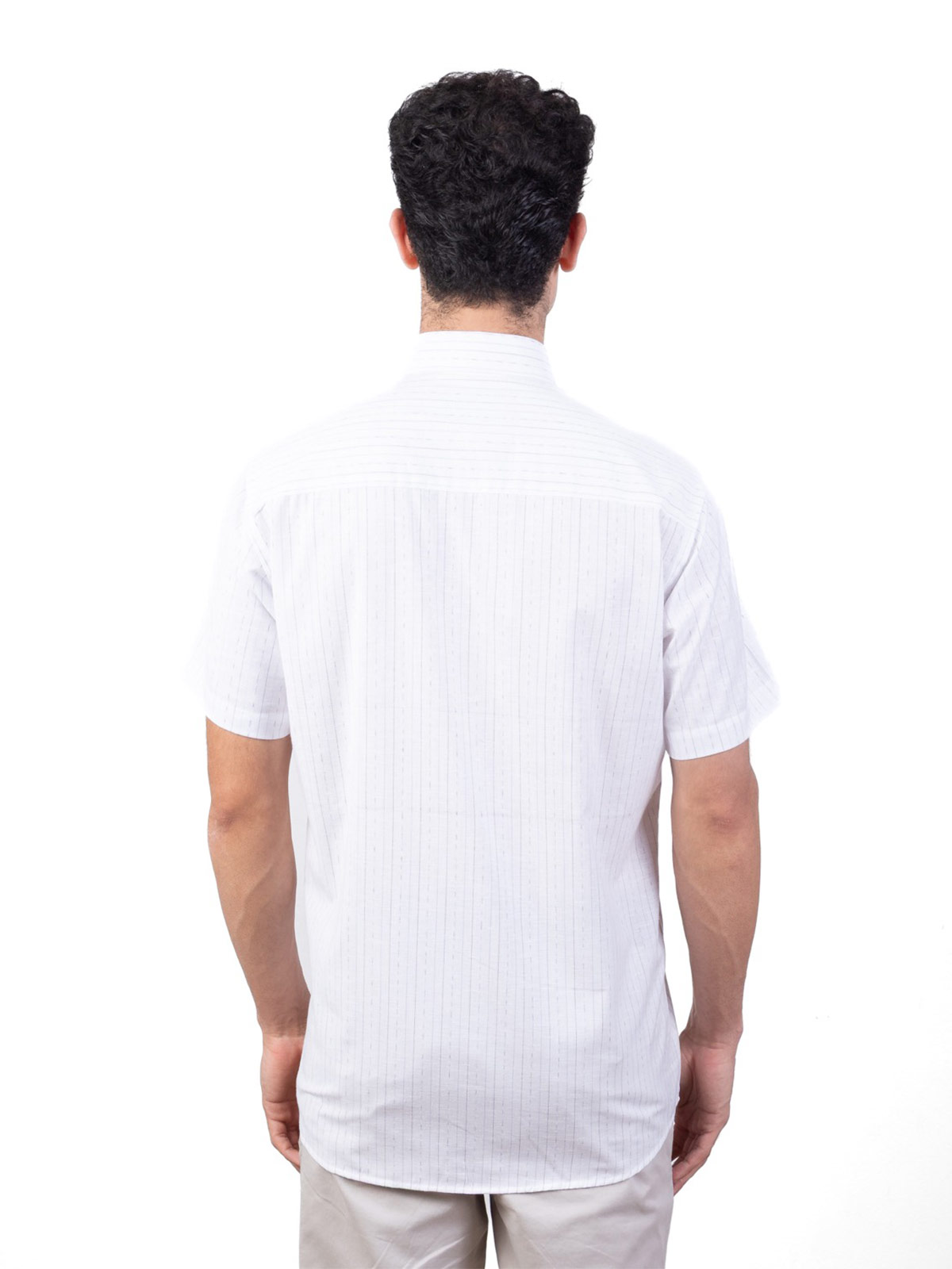 CAMISA MANGA CORTA HOMBRE PIERRE CARDIN CUELLO AMERICANO - 2