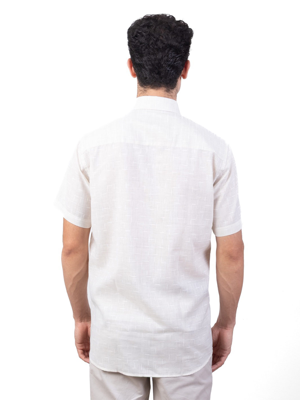 CAMISA MANGA CORTA HOMBRE PIERRE CARDIN CUELLO AMERICANO - 2