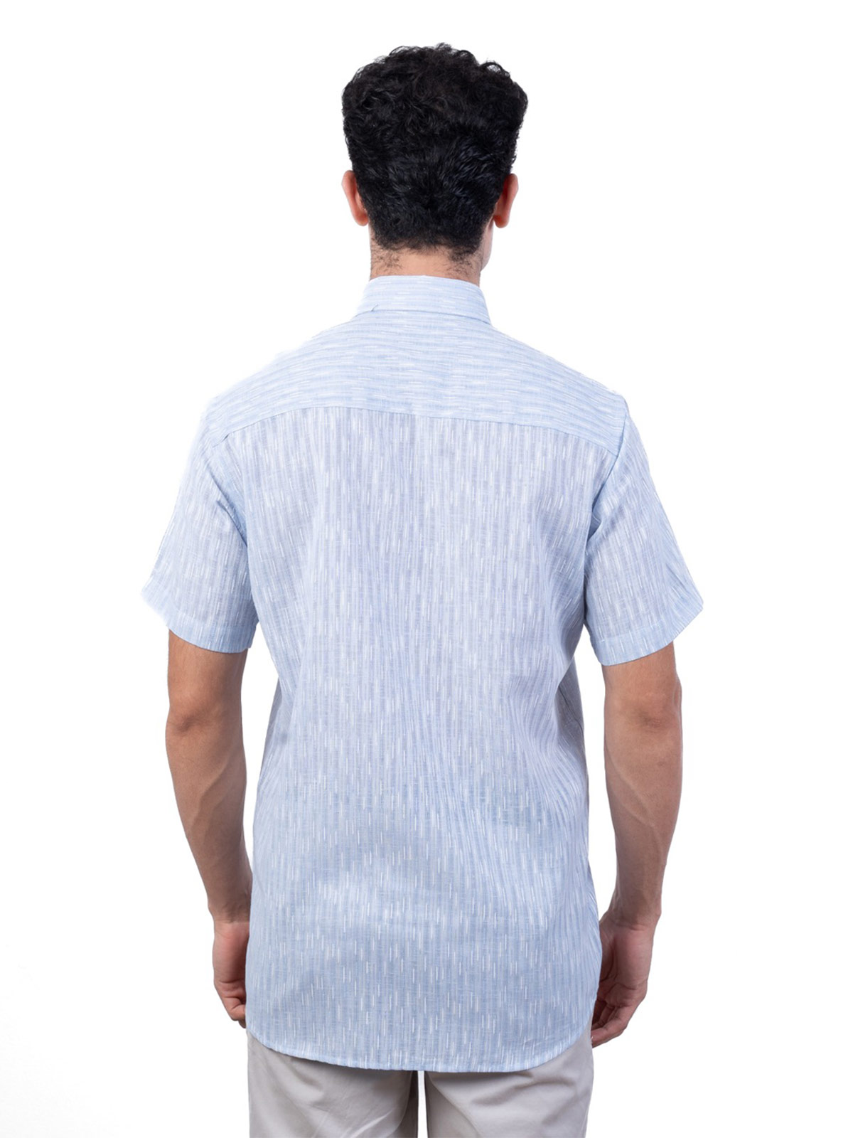 CAMISA MANGA CORTA HOMBRE PIERRE CARDIN CUELLO AMERICANO - 2
