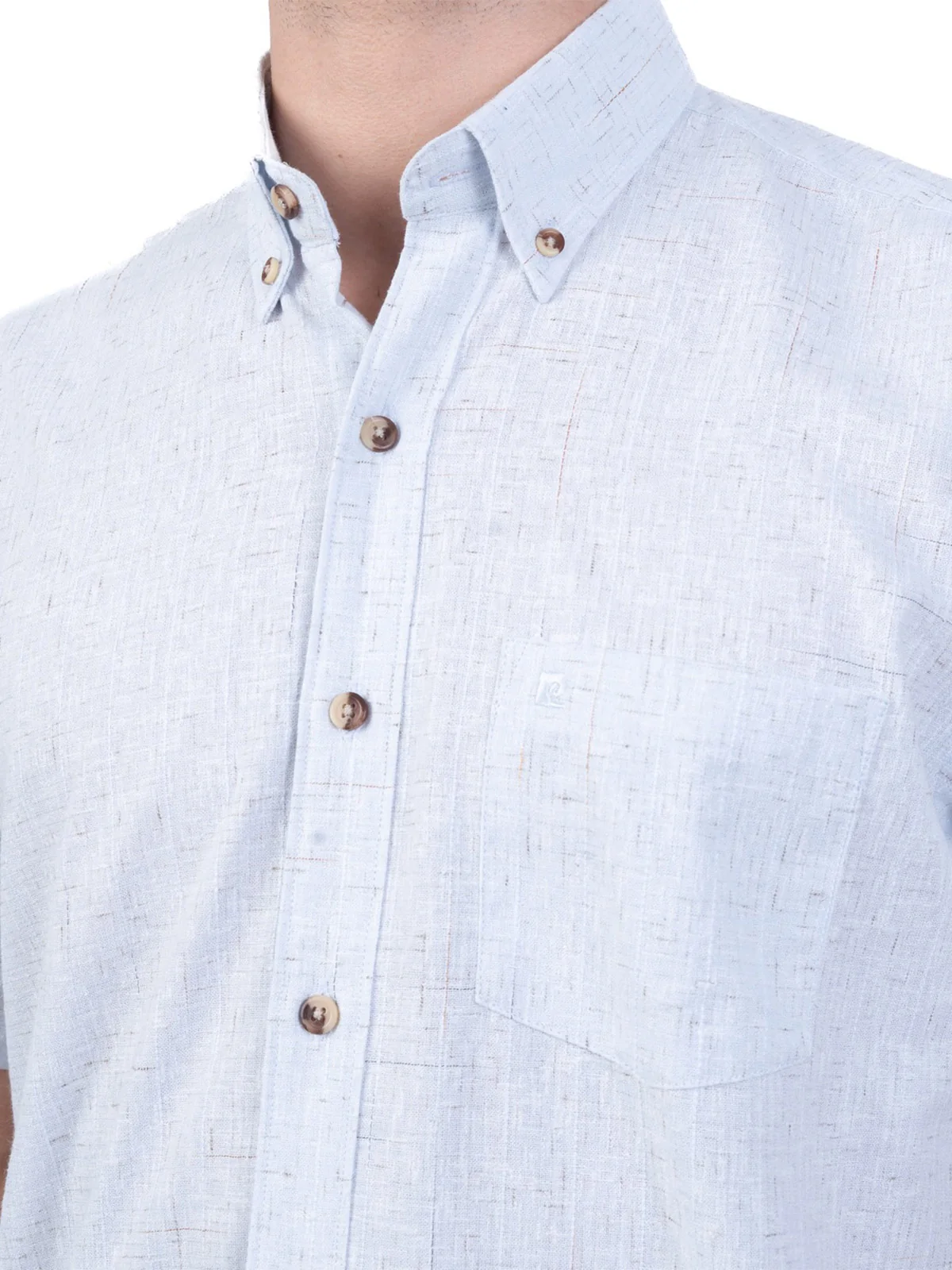 CAMISA MANGA CORTA HOMBRE PIERRE CARDIN CUELLO AMERICANO - 3