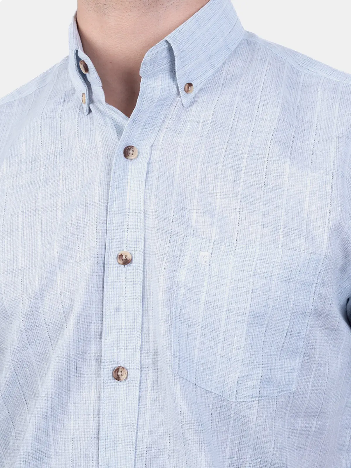 CAMISA MANGA CORTA HOMBRE PIERRE CARDIN LINEN COLLECTION PC-62418CA - 4