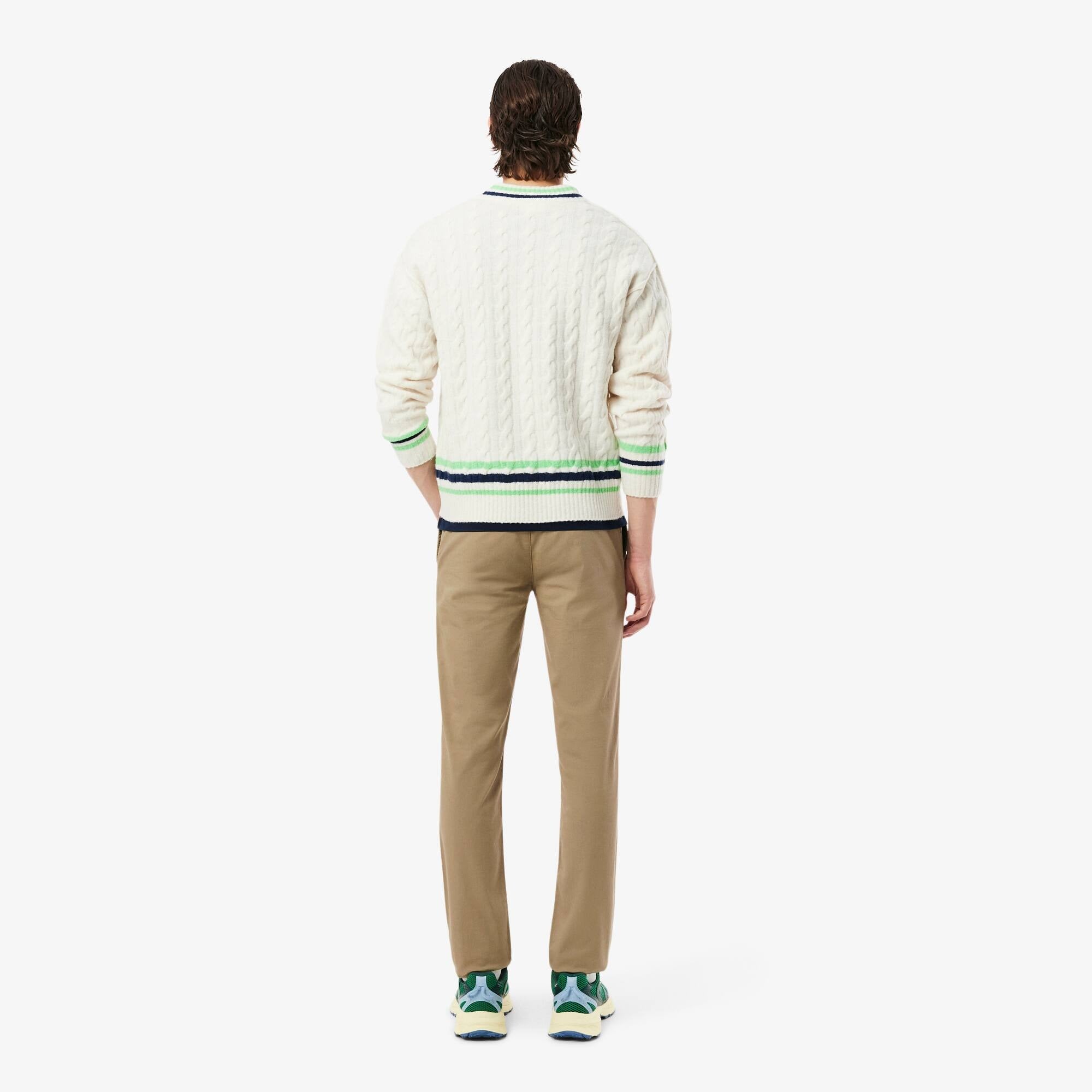 PANTALÓN SLIM HOMBRE LACOSTE HH3463 VERDE - 3