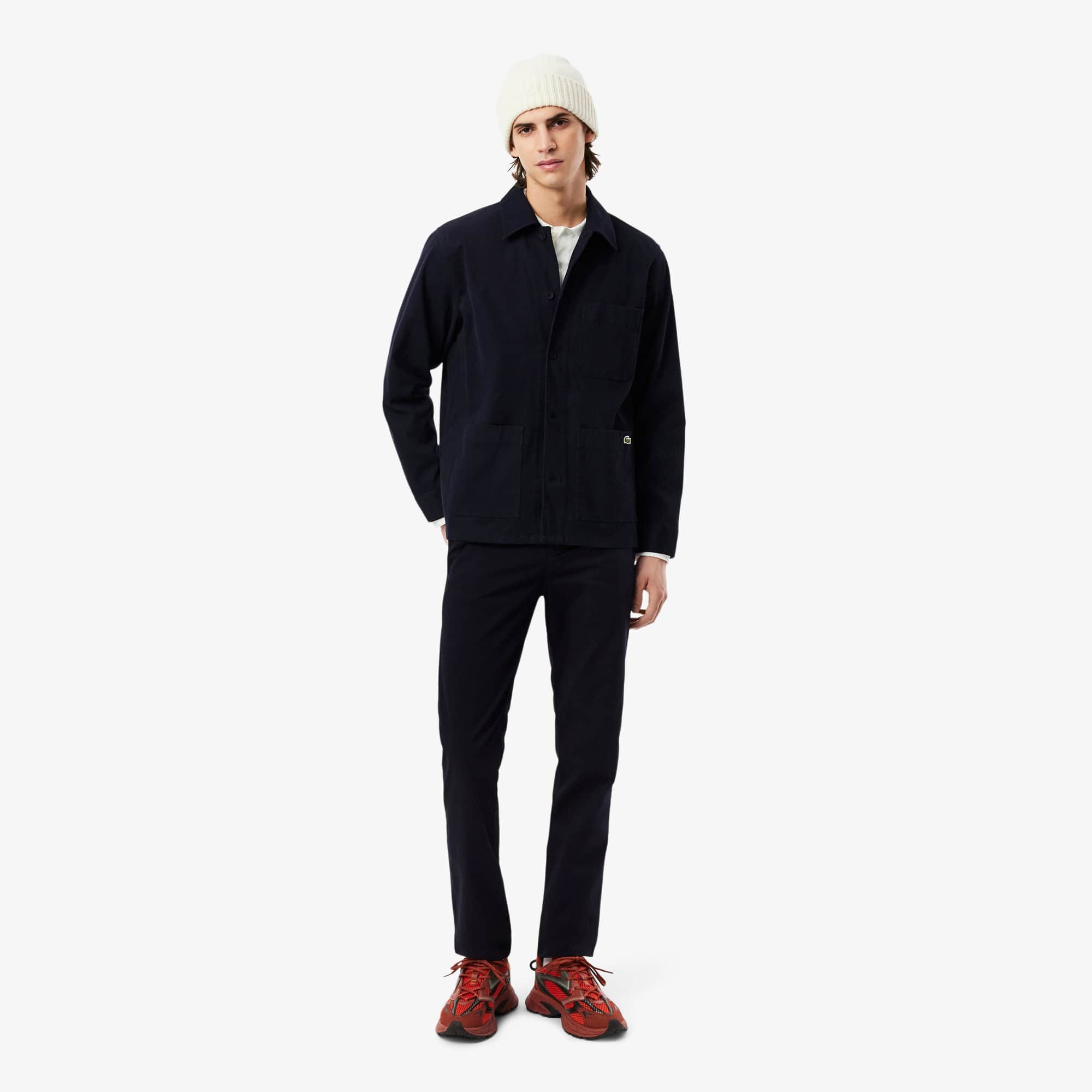 PANTALÓN SLIM HOMBRE LACOSTE HH3463 VERDE - 1