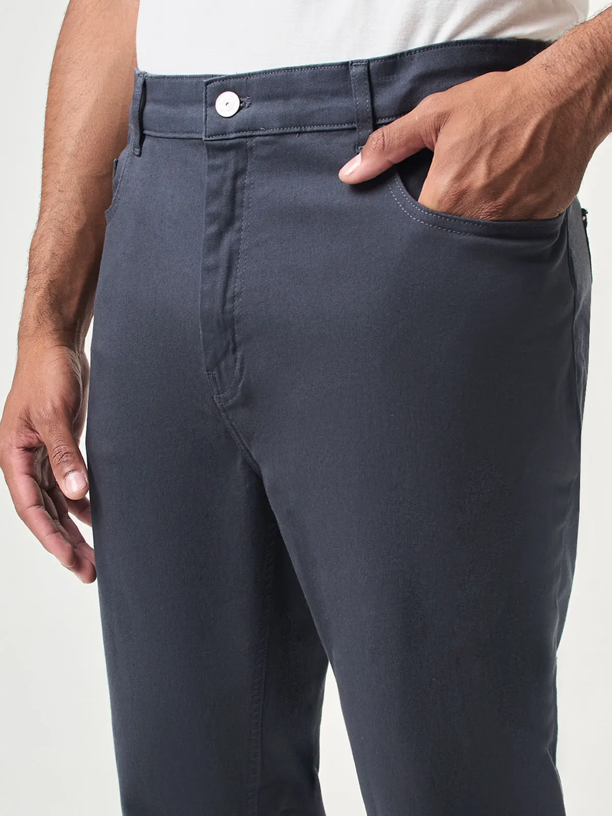 PANTALÓN SLIM HOMBRE LACOSTE HH2343 CAFÉ - 4
