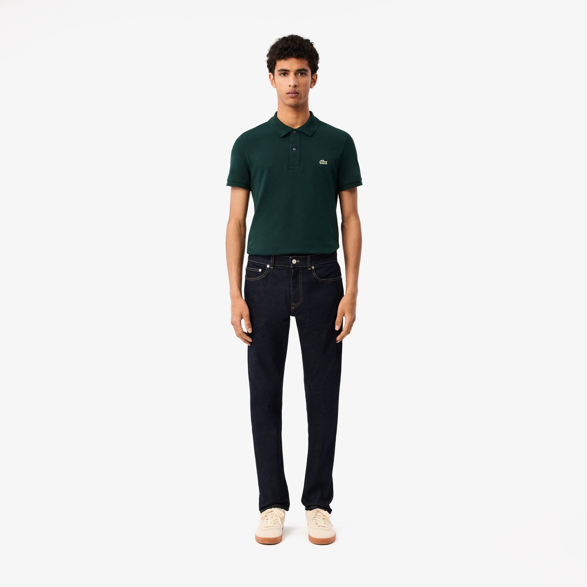 JEAN SLIM HOMBRE LACOSTE HH5019 AZUL - 1