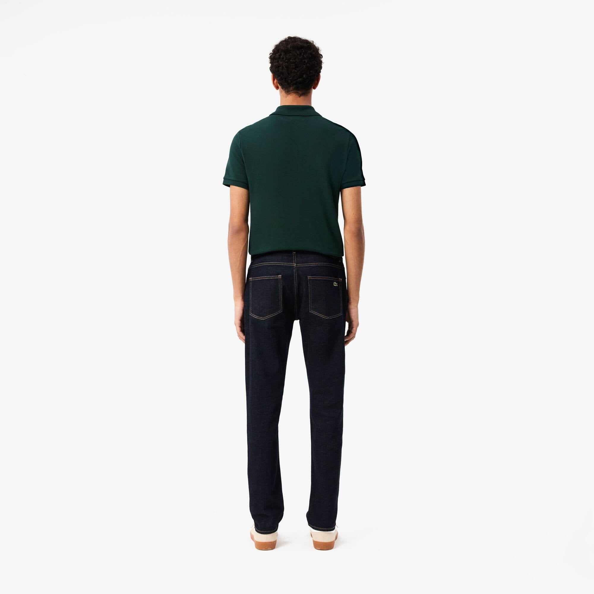 JEAN SLIM HOMBRE LACOSTE HH5019 AZUL - 3
