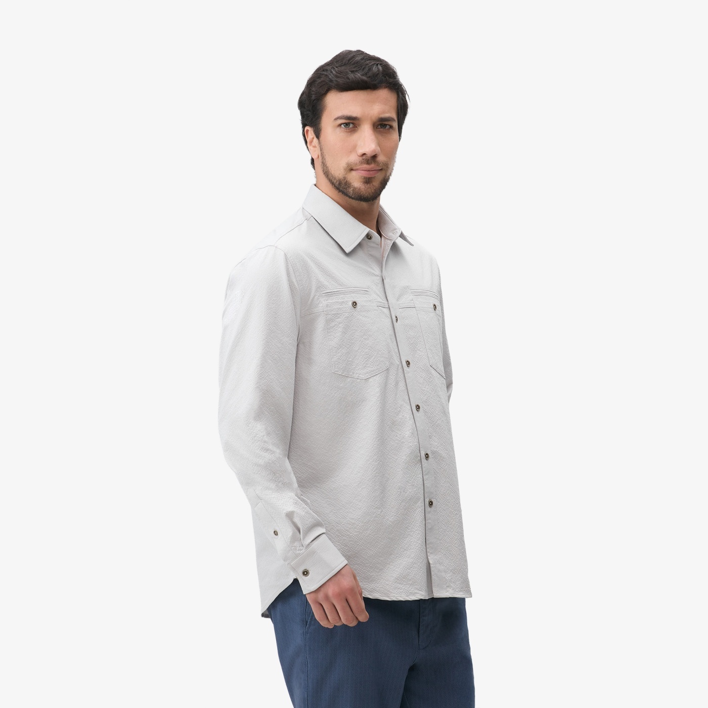 CAMISA MANGA LARGA ALGODÓN HOMBRE JOHN HOLDEN SPT JAM 9CS236 - 2