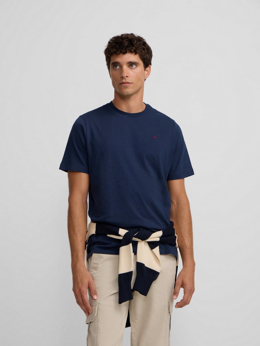 POLO MANGA CORTA ALGODÓN HOMBRE SILBON MINILOGO - 1