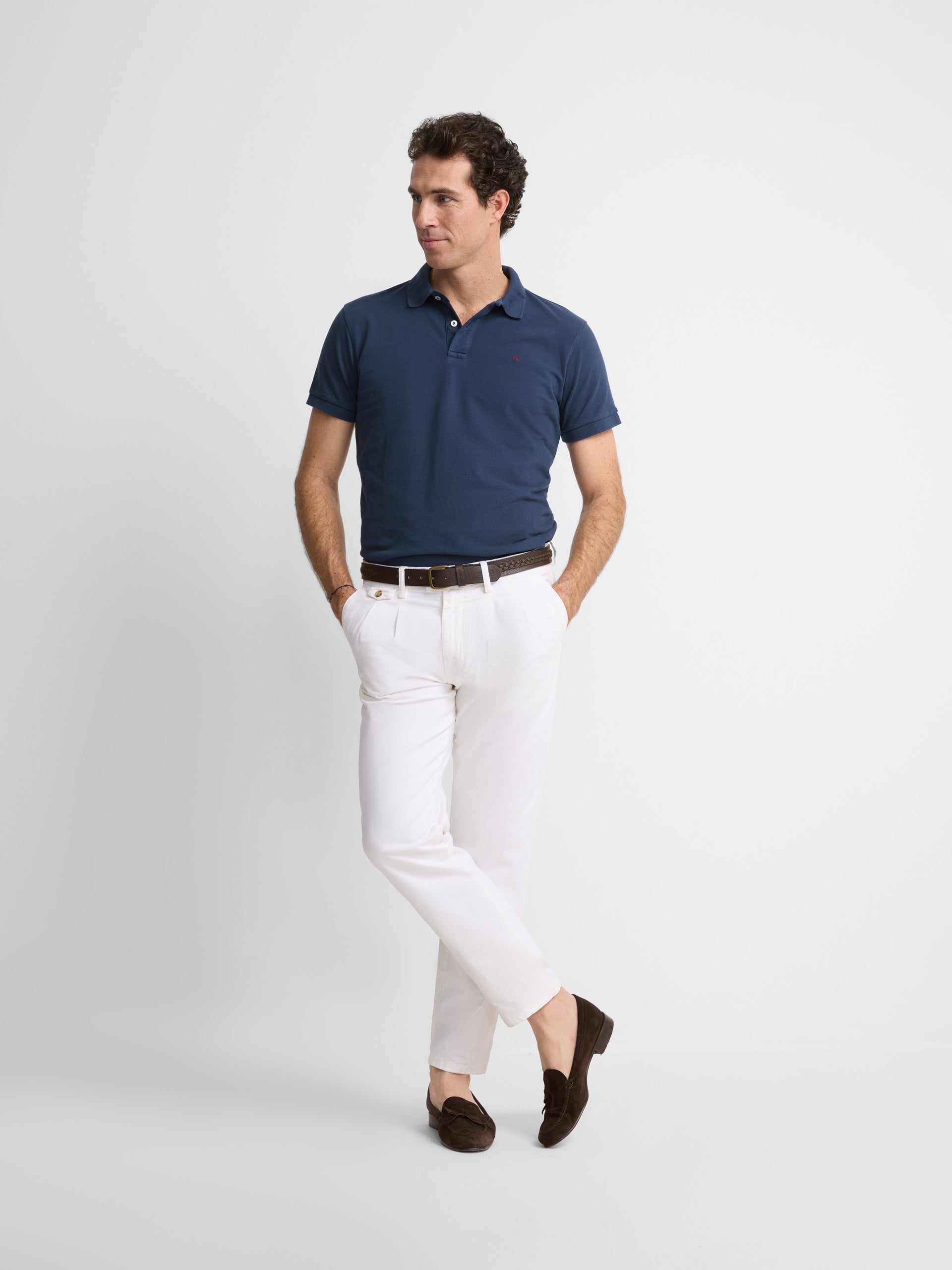 POLO MANGA CORTA ALGODÓN HOMBRE SILBON BOX CLÁSICO LISO - 3