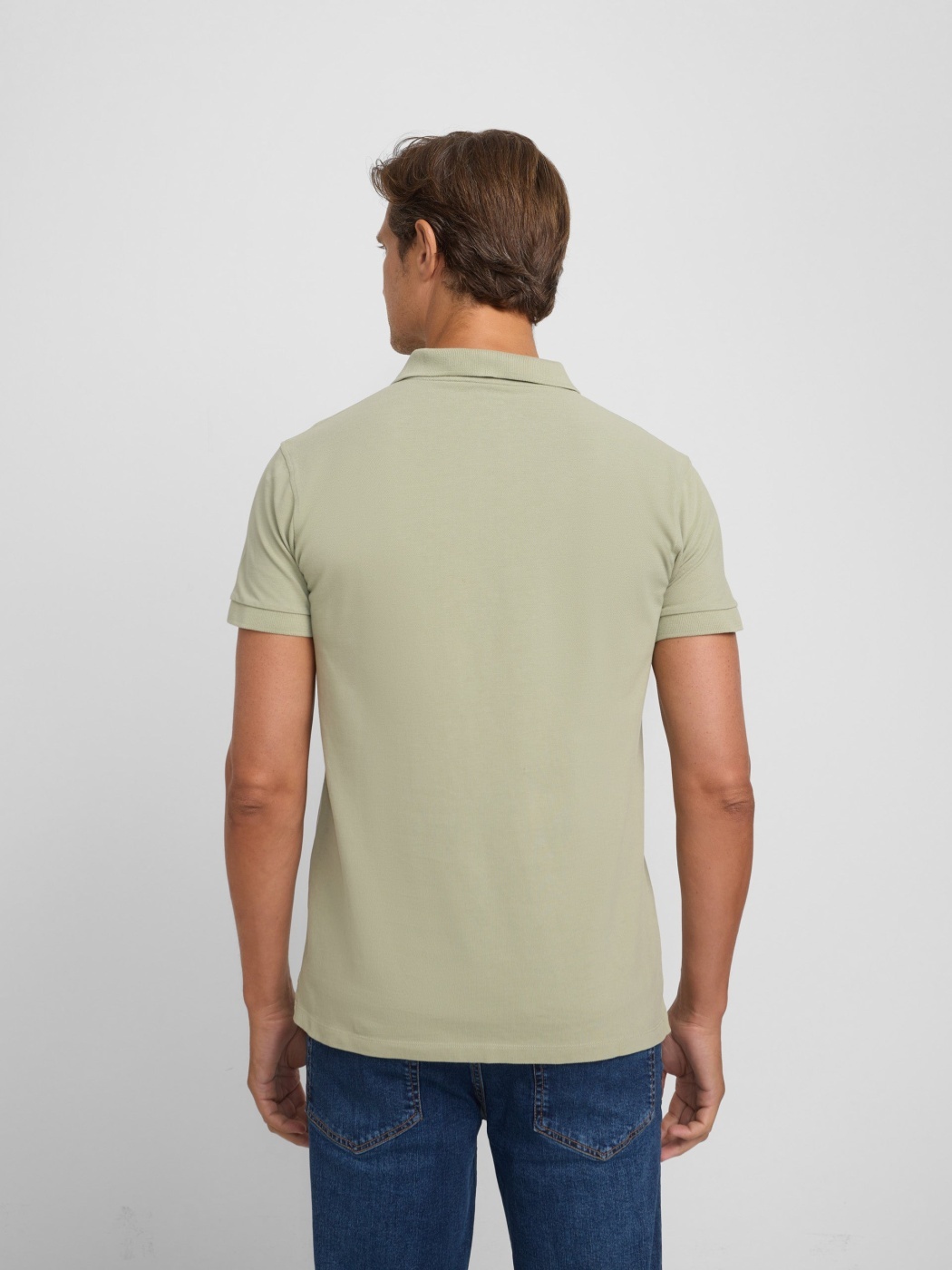 POLO MANGA CORTA ALGODÓN HOMBRE SILBON BOX CLÁSICO LISO - 3