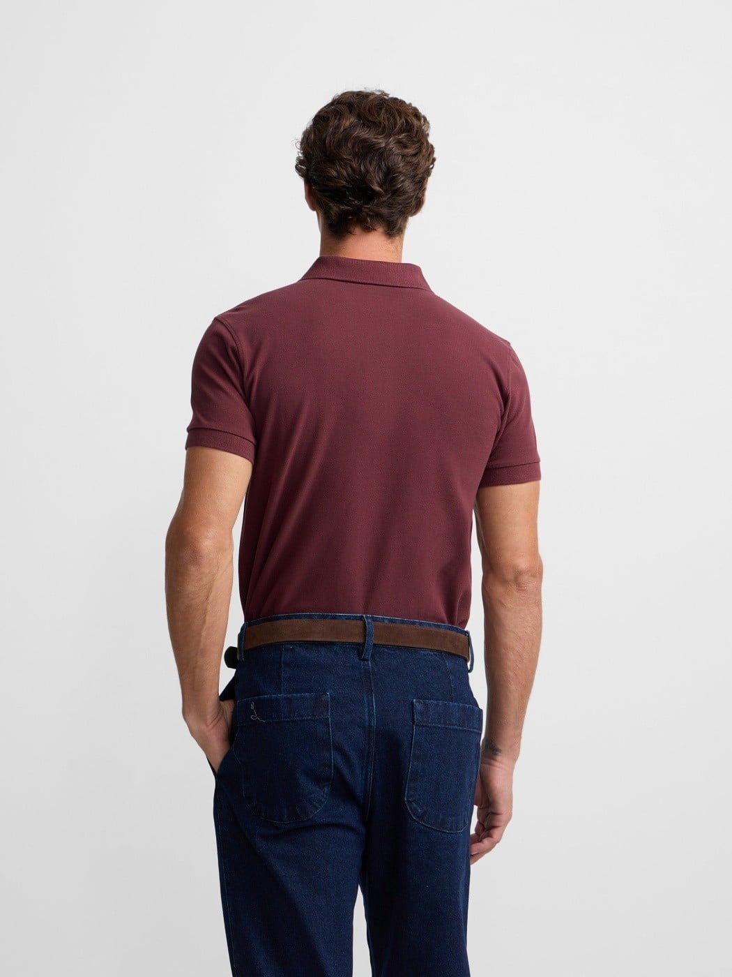 POLO MANGA CORTA ALGODÓN HOMBRE SILBON BOX CLÁSICO LISO - 3
