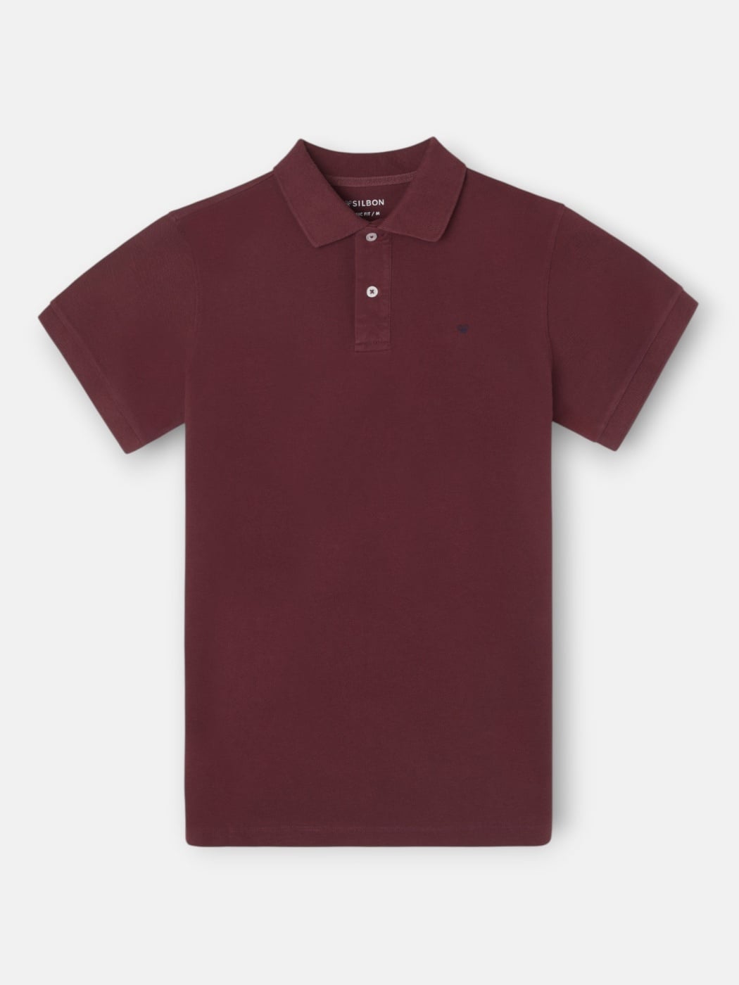 POLO MANGA CORTA ALGODÓN HOMBRE SILBON BOX CLÁSICO LISO - 4