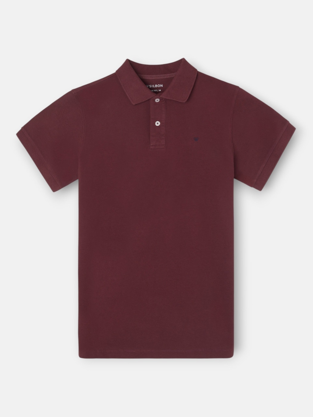 POLO MANGA CORTA ALGODÓN HOMBRE SILBON BOX CLÁSICO LISO - 4