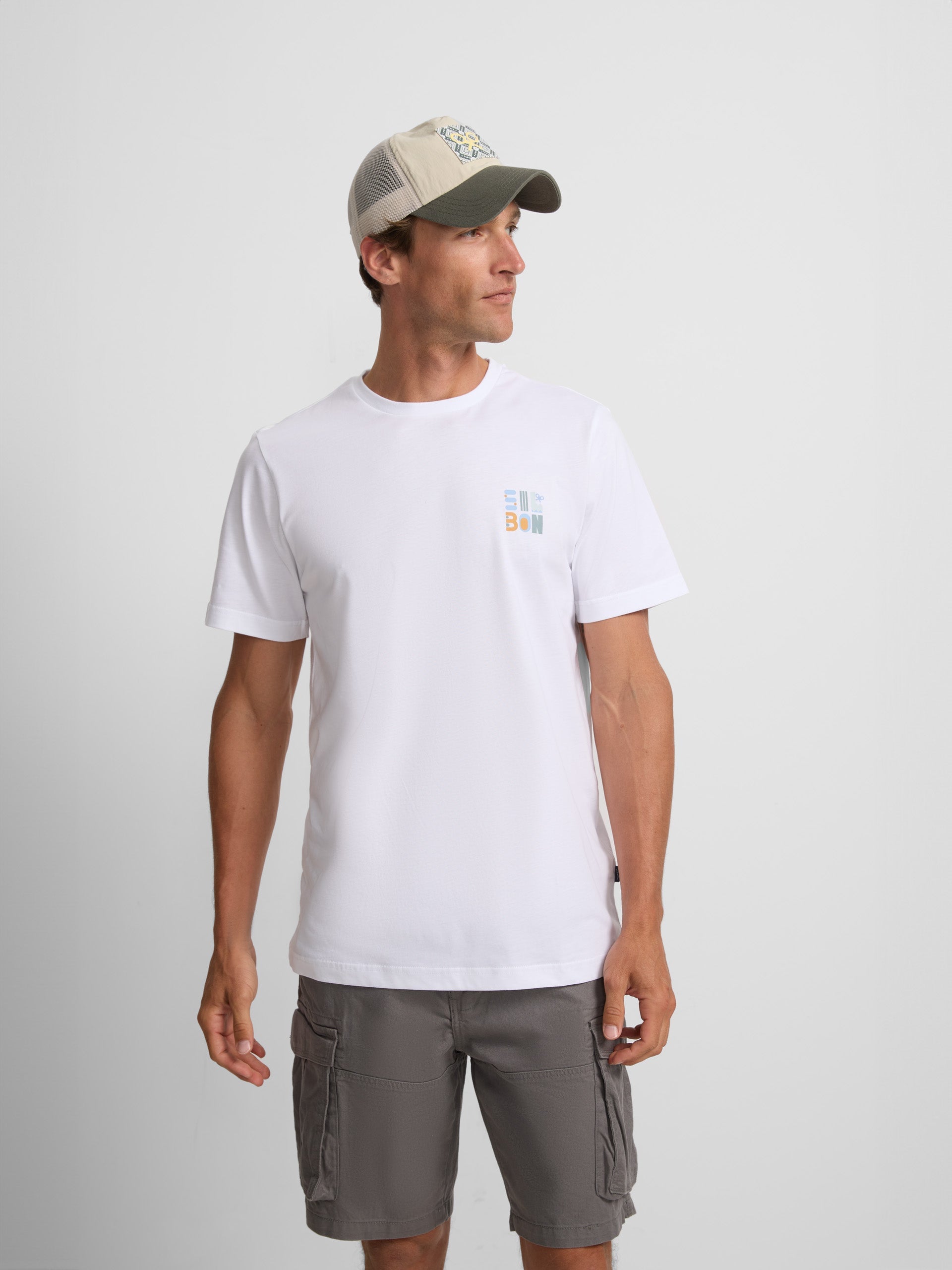 POLO MANGA CORTA ALGODÓN HOMBRE SILBON GEOMETRIC DESIGN - 1