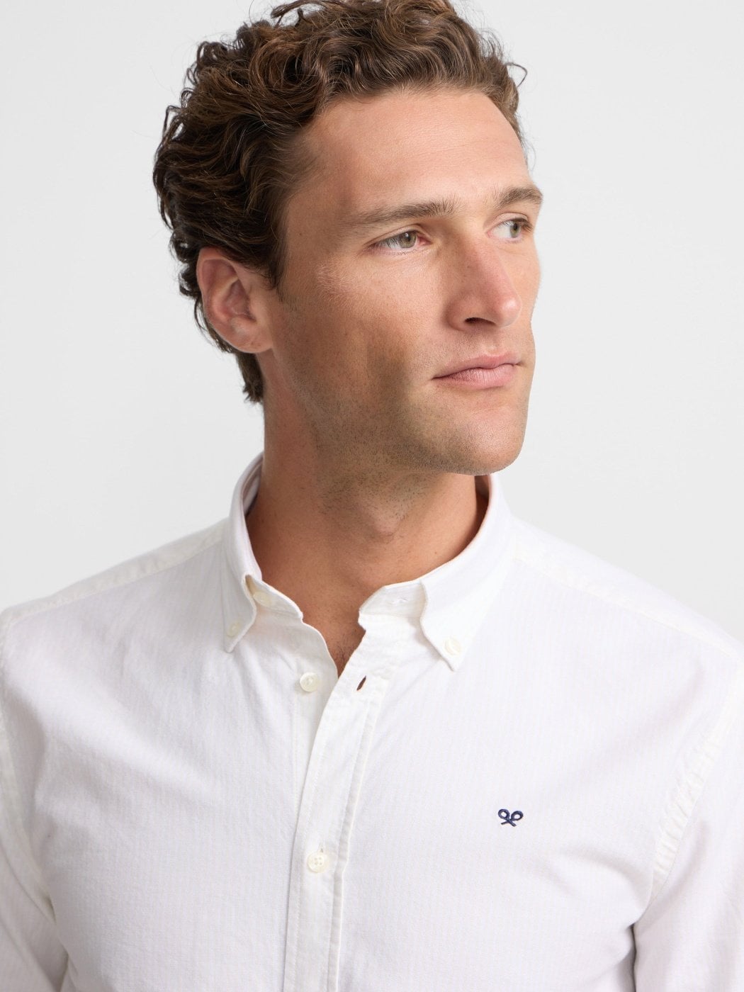CAMISA MANGA LARGA ALGODÓN SILBON OXFORD RAYAS - 2