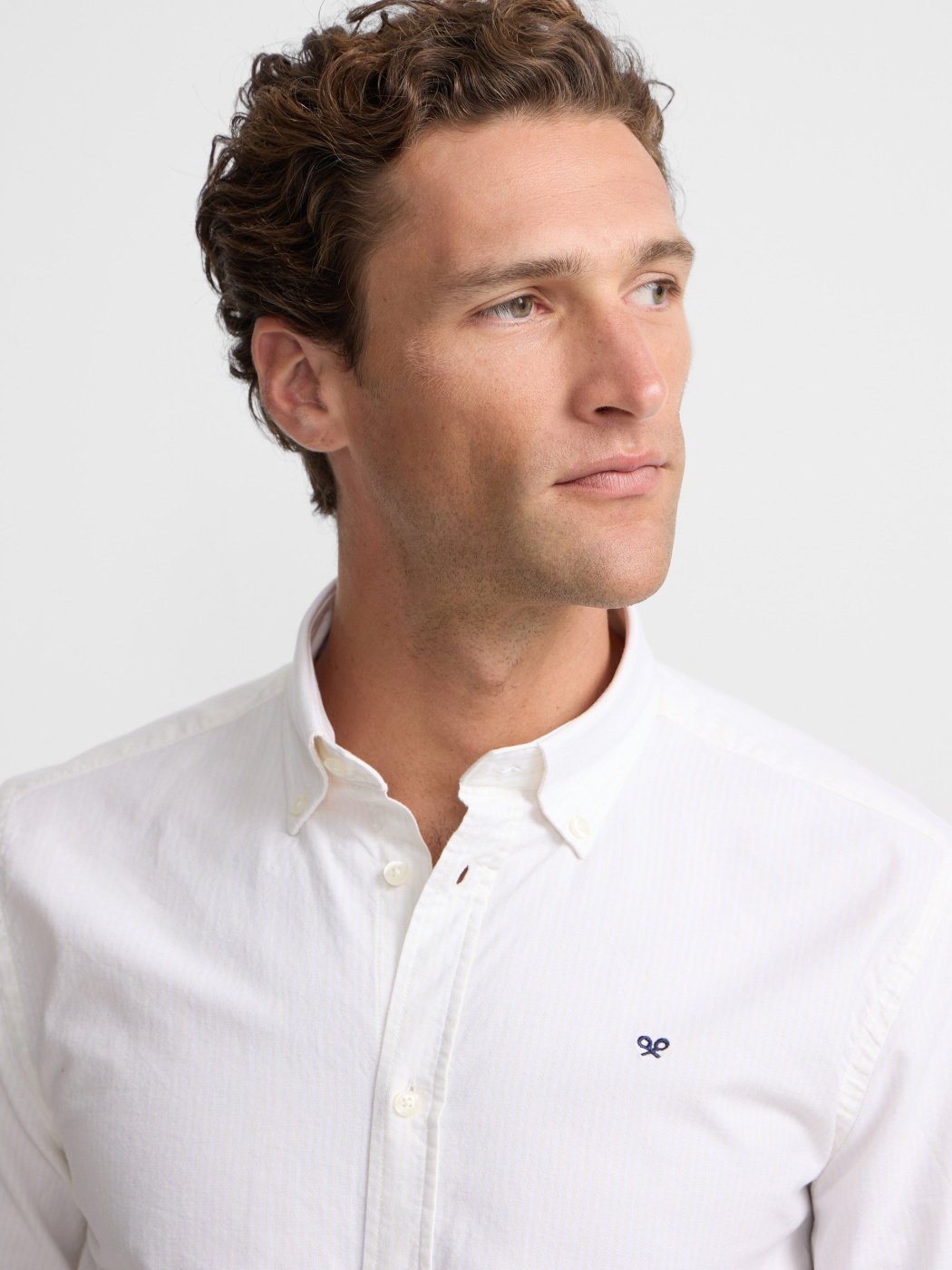 CAMISA MANGA LARGA ALGODÓN SILBON OXFORD RAYAS - 2