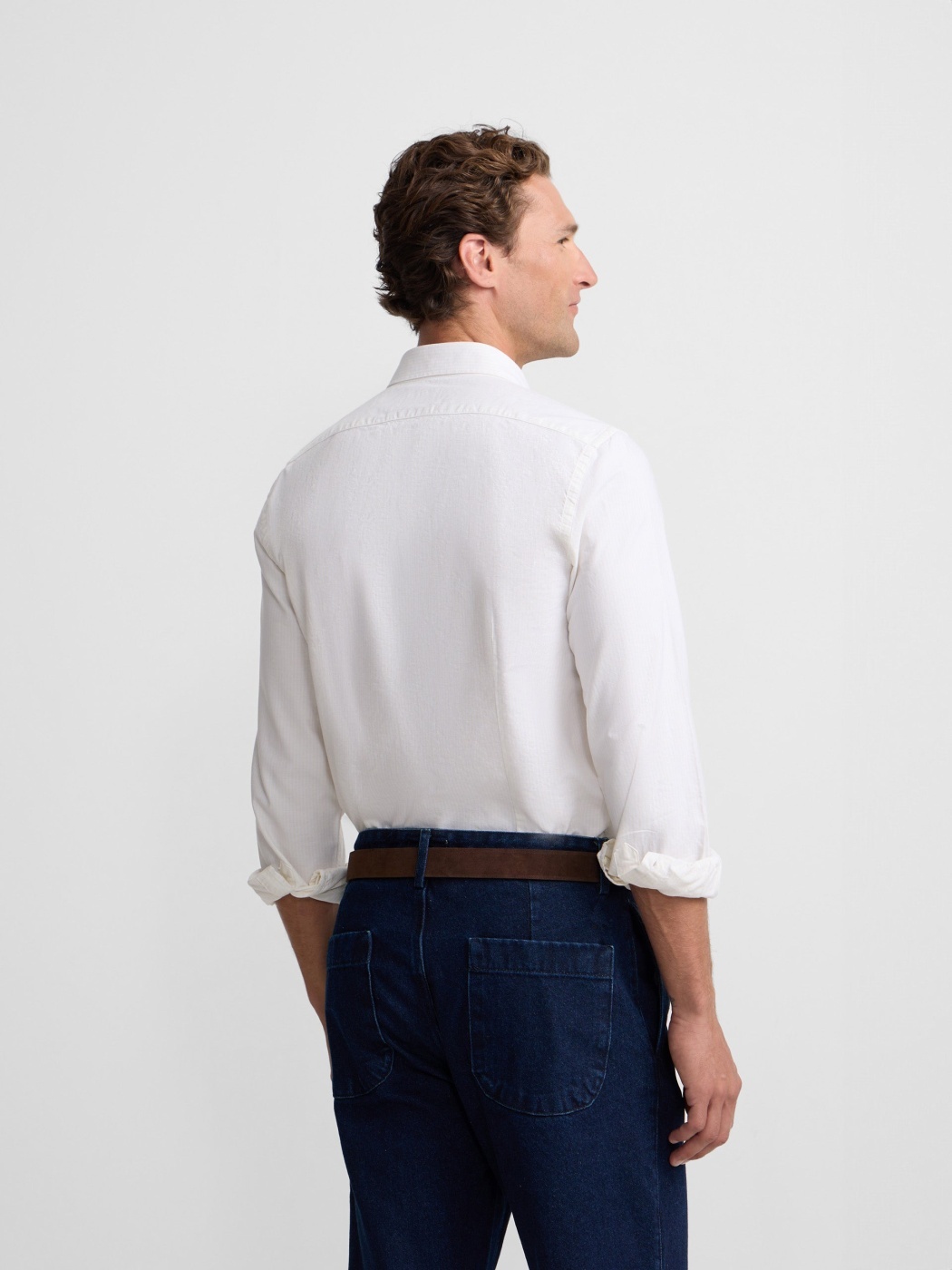 CAMISA MANGA LARGA ALGODÓN SILBON OXFORD RAYAS - 3