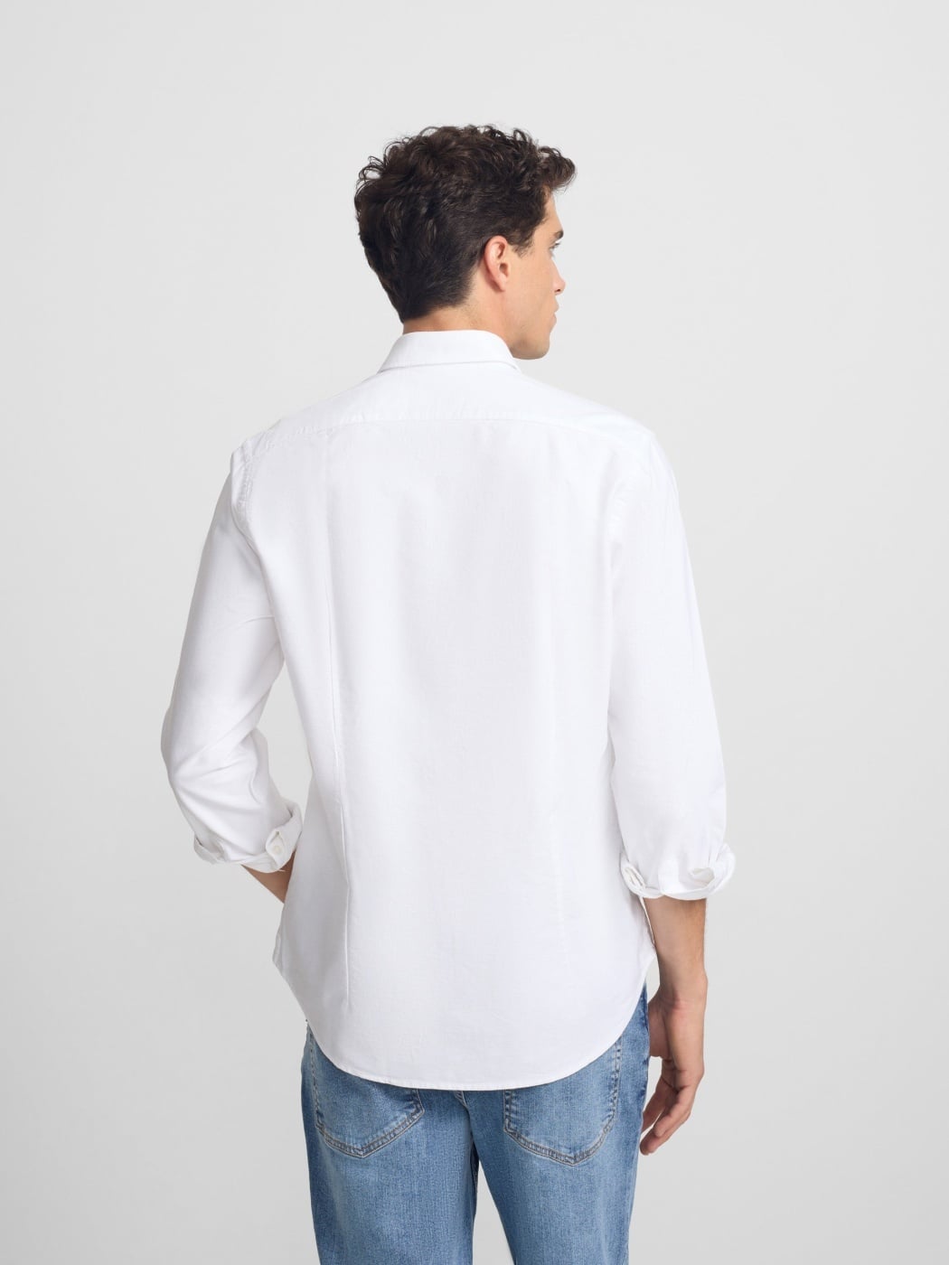 CAMISA SPORT MANGA LARGA ALGODÓN SILBON OXFORD - 3