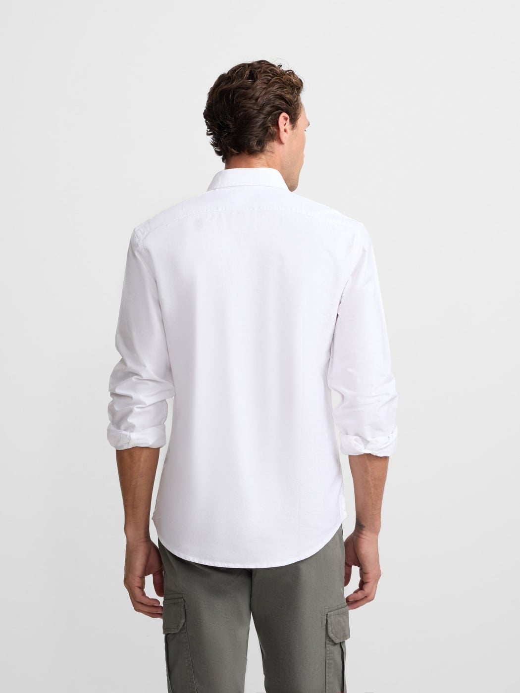CAMISA SPORT MANGA LARGA ALGODÓN SILBON OXFORD - 3