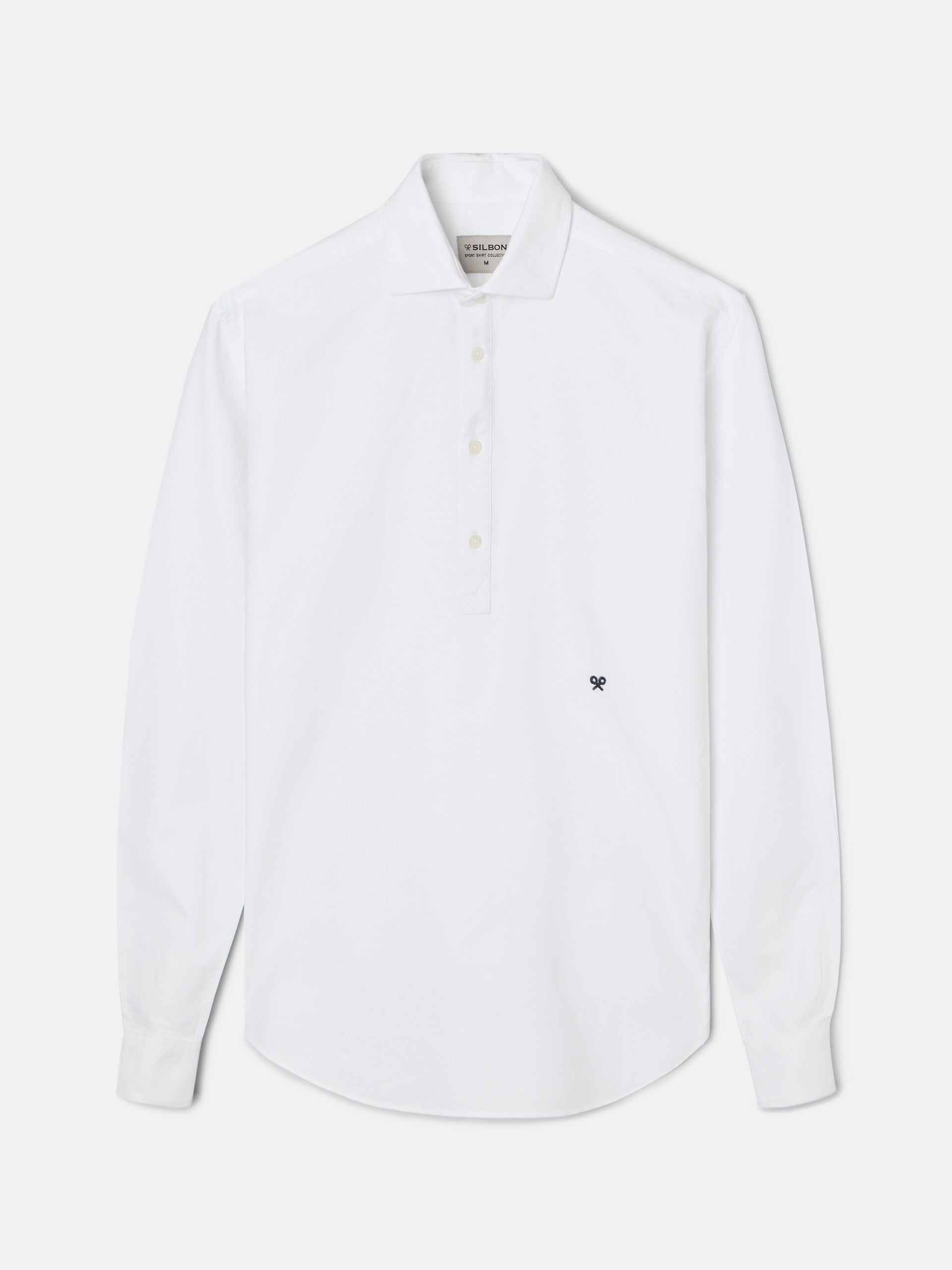 CAMISA SPORT MANGA LARGA ALGODÓN SILBON OXFORD - 4