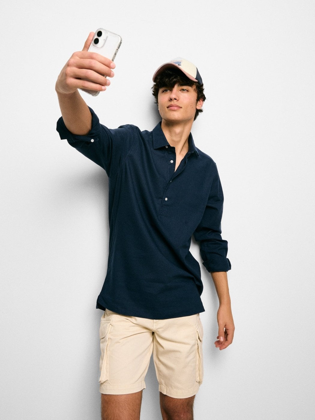 CAMISA SPORT MANGA LARGA SILBON LINO DYE - 1