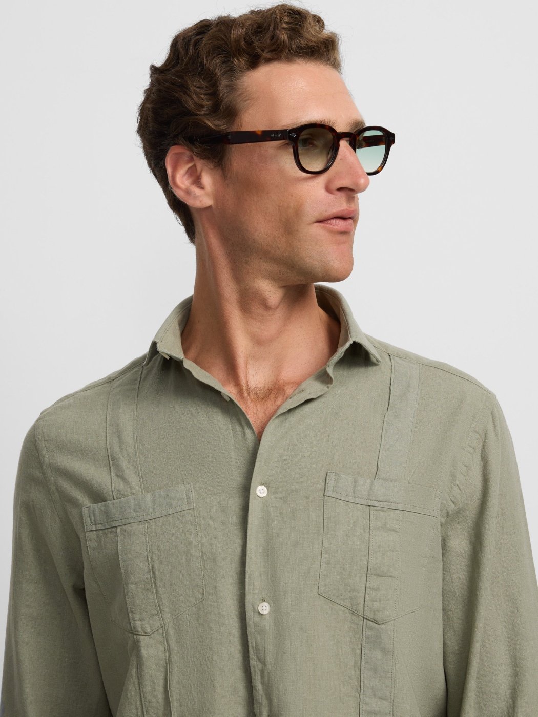CAMISA MANGA LARGA ALGODÓN SILBON GUAYABERA SPORT SOFT - 3