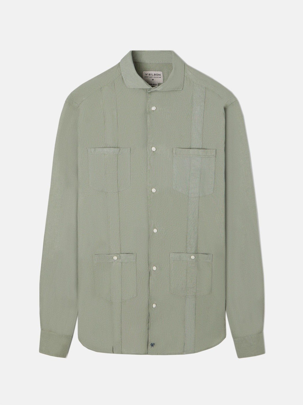 CAMISA MANGA LARGA ALGODÓN SILBON GUAYABERA SPORT SOFT - 4