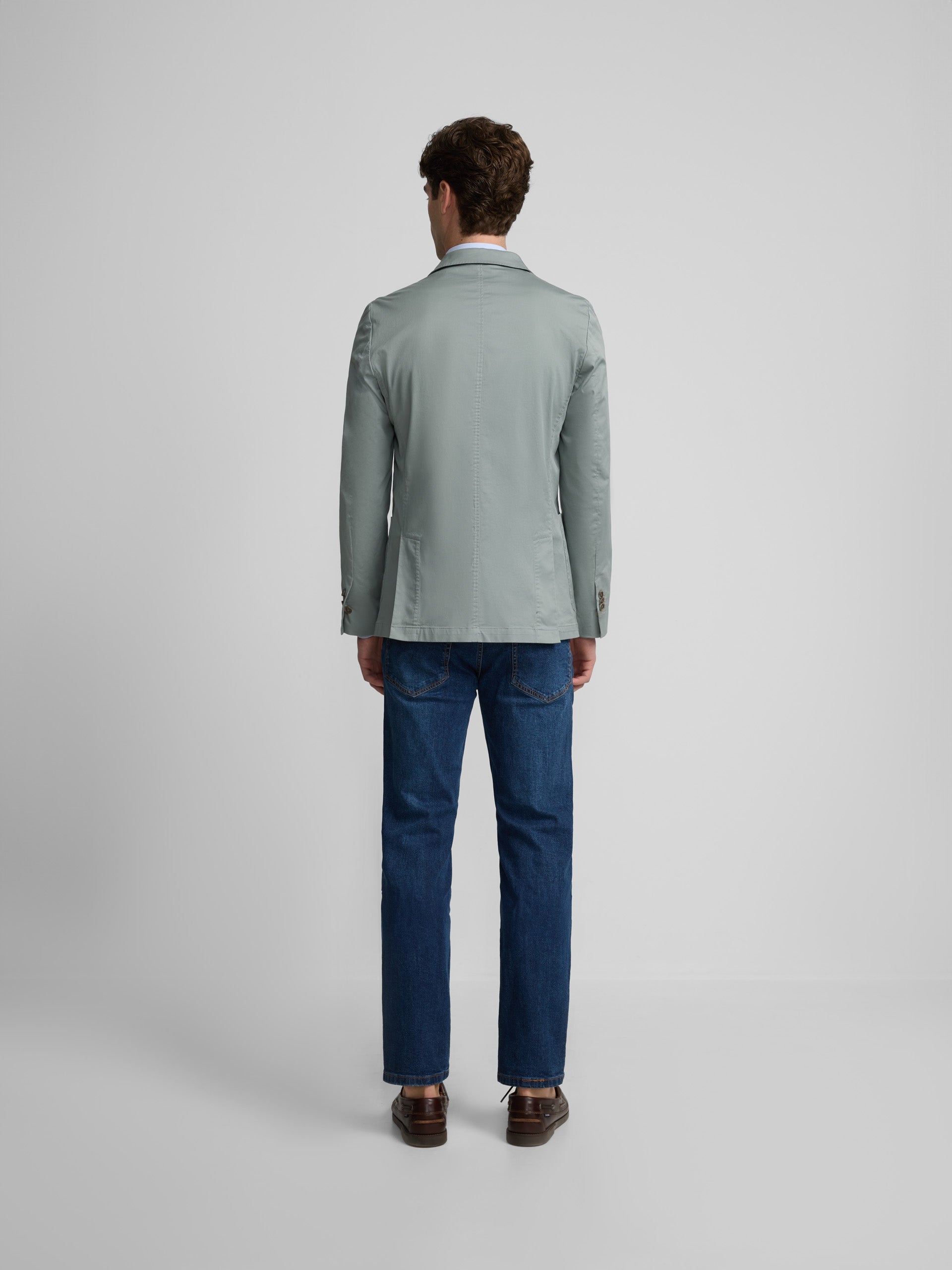 BLAZER CASUAL HOMBRE SILBON 1 VERDE - 2