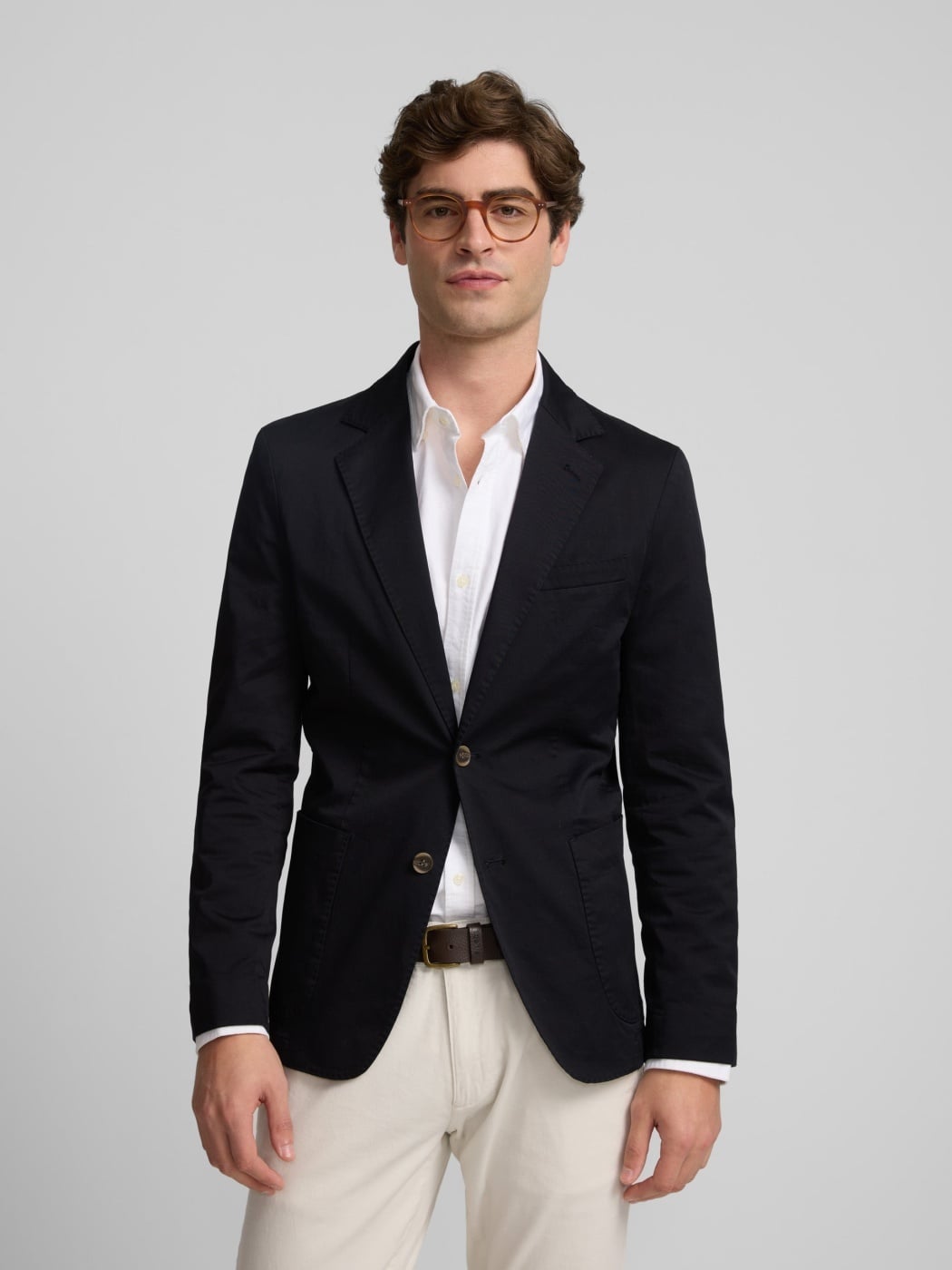 BLAZER CASUAL HOMBRE SILBON 2 NAVY - 1