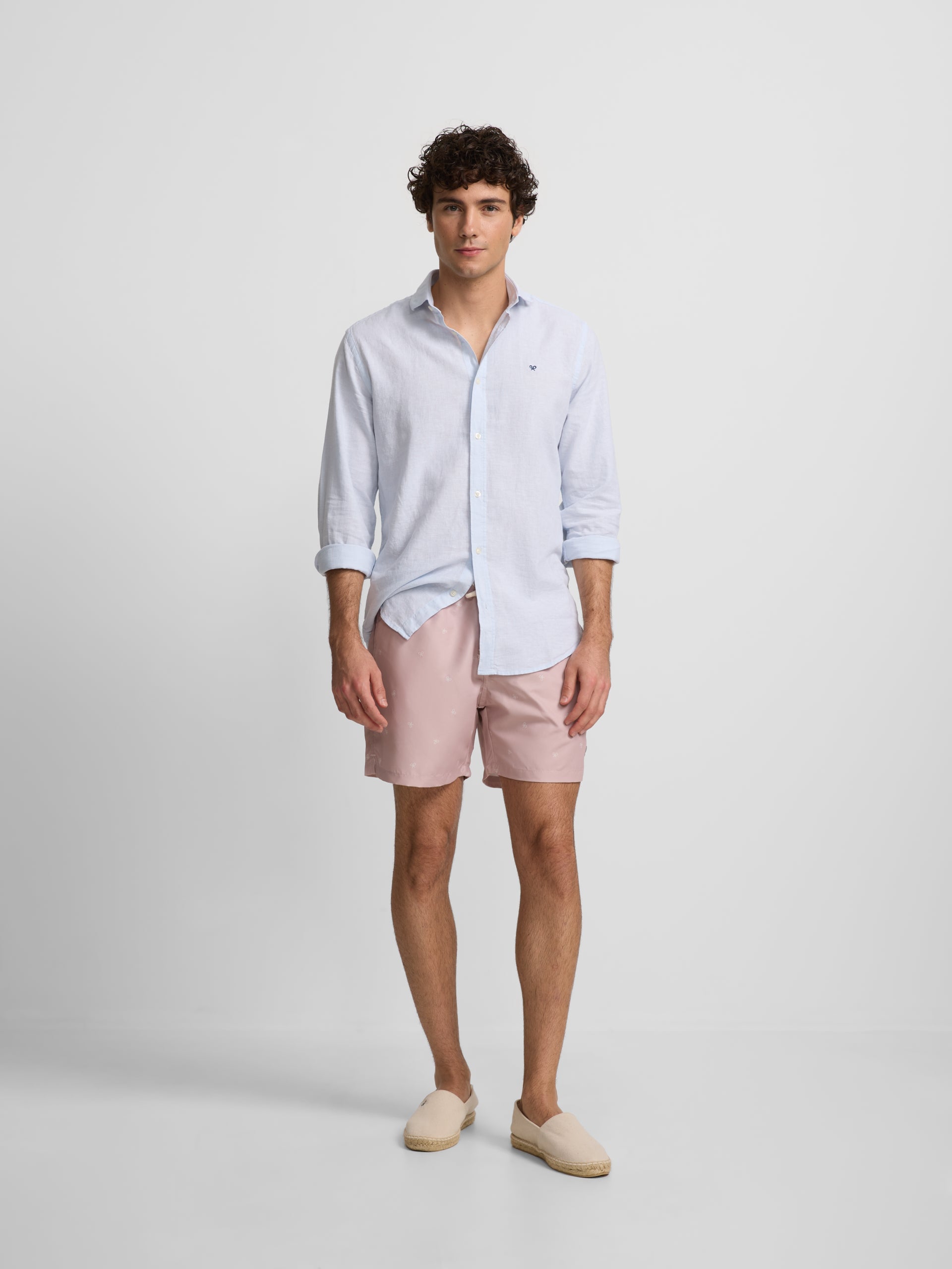ROPA DE BAÑO HOMBRE SILBON MINIRAQUETAS CORAL - 1