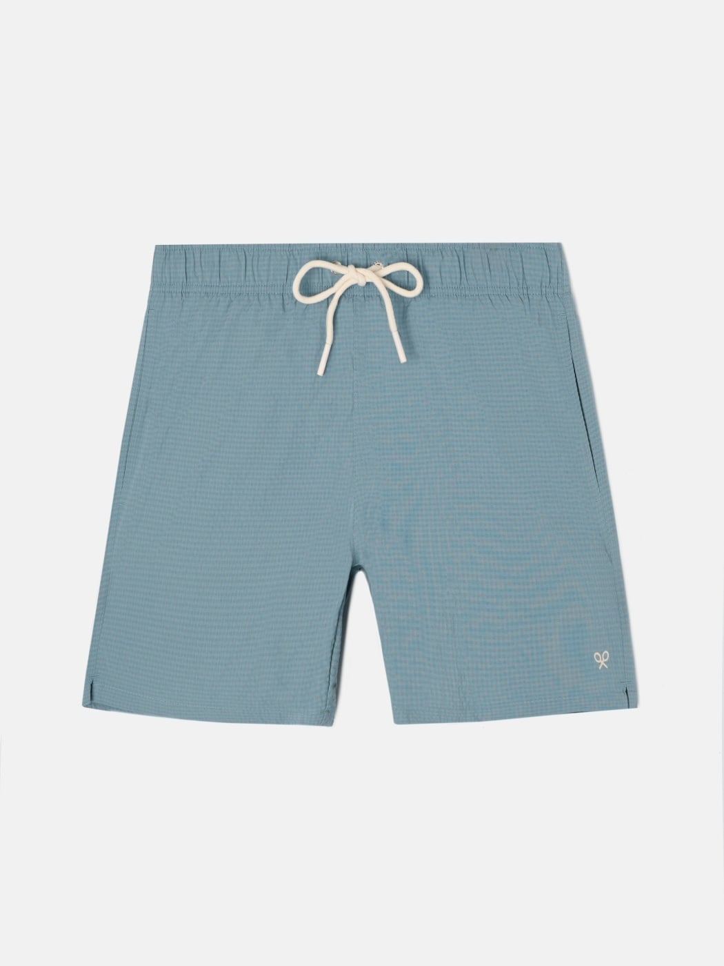 ROPA DE BAÑO HOMBRE SILBON LISO SEERSUCKER VERDE - 4